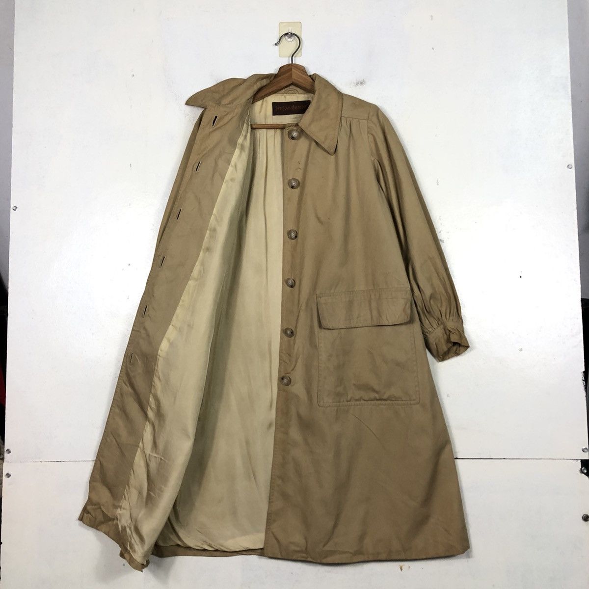 Yves Saint Laurent Vintage Long Jacket Button Yves Saint Laurent Size US M / EU 48-50 / 2 - 15 Thumbnail