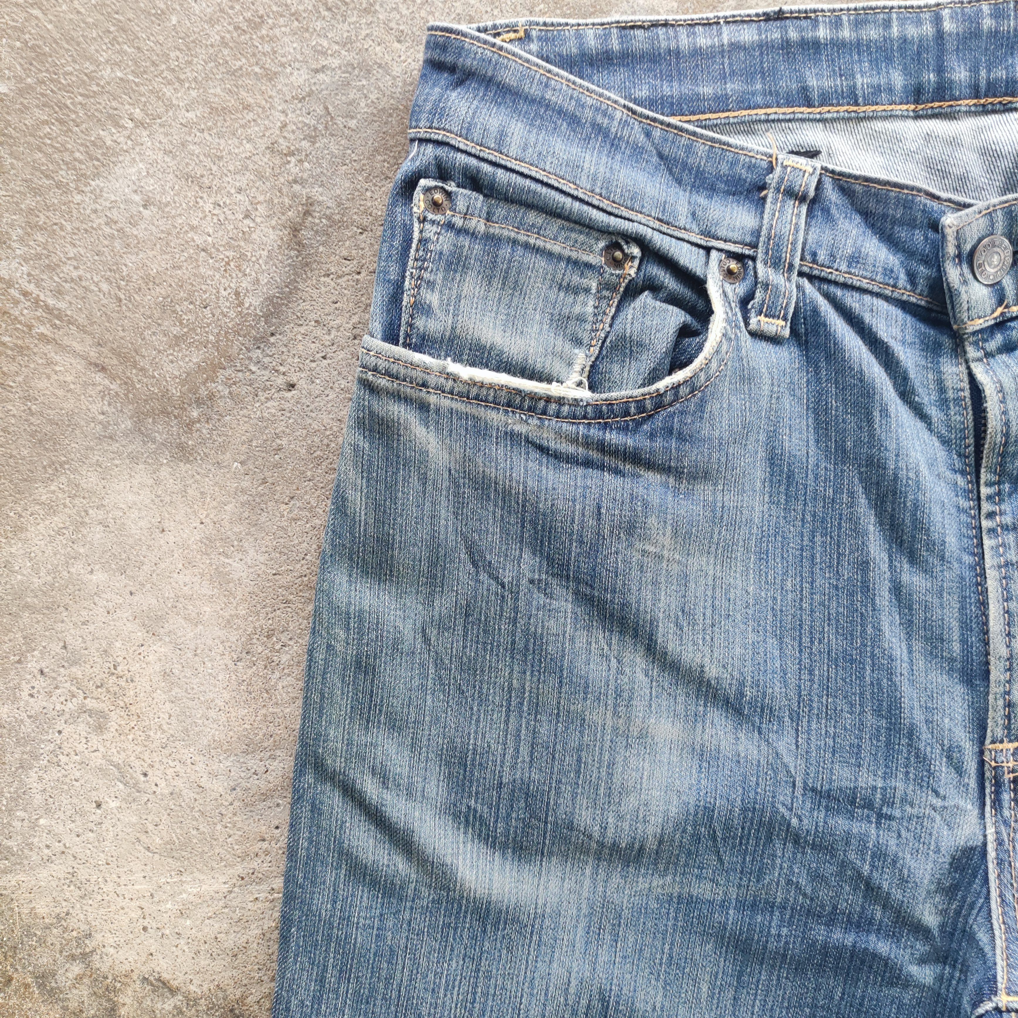 Edwin Vintage Edwin Brand Straight Cut Jeans Faded Ripped Pants Size US 34 / EU 50 - 5 Thumbnail