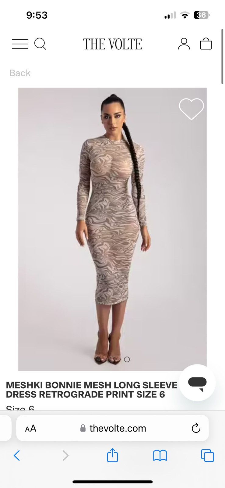 Nookie mystic mesh midi outlet