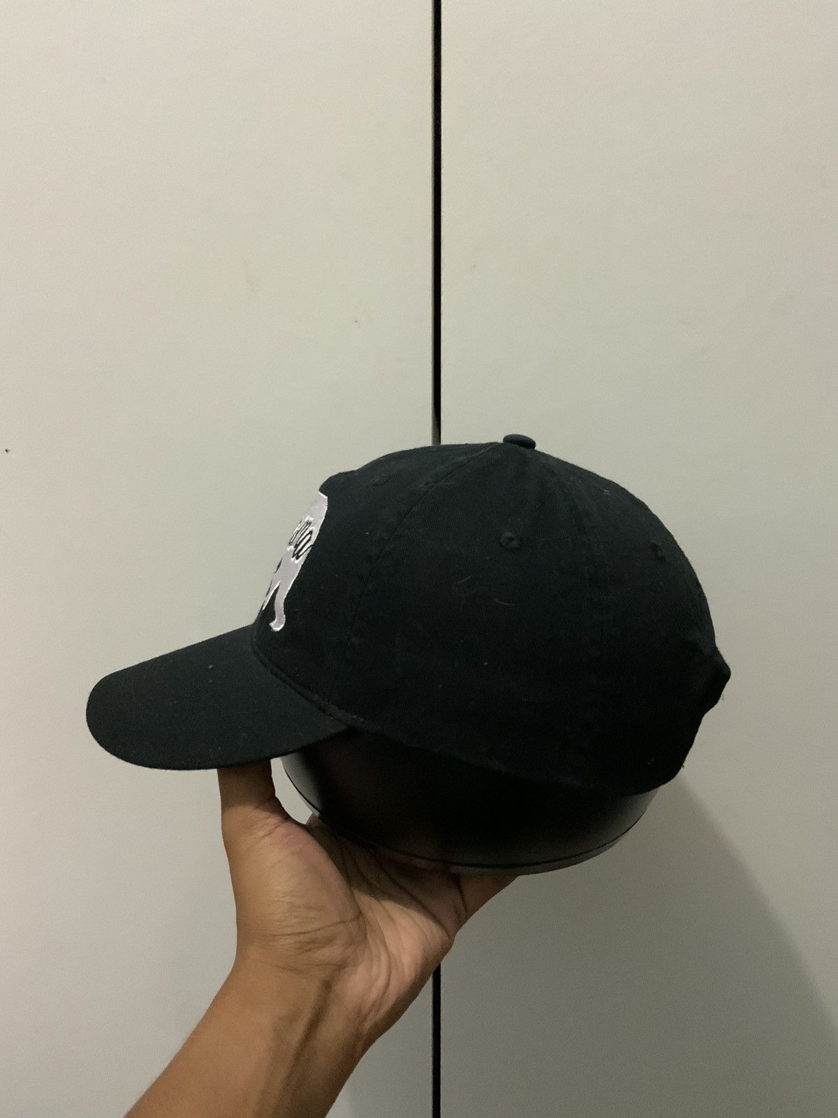 Japanese Brand Ace USA Big Logo Mama Bear Black Hat Size ONE SIZE - 2 Thumbnail