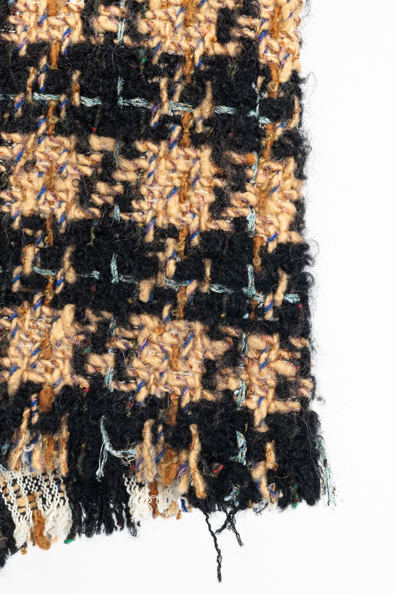 Junya Watanabe Junya Watanabe Comme des Garcons Check-Tweed Pencil Skirt Size 30" / US 8 / IT 44 - 7 Thumbnail