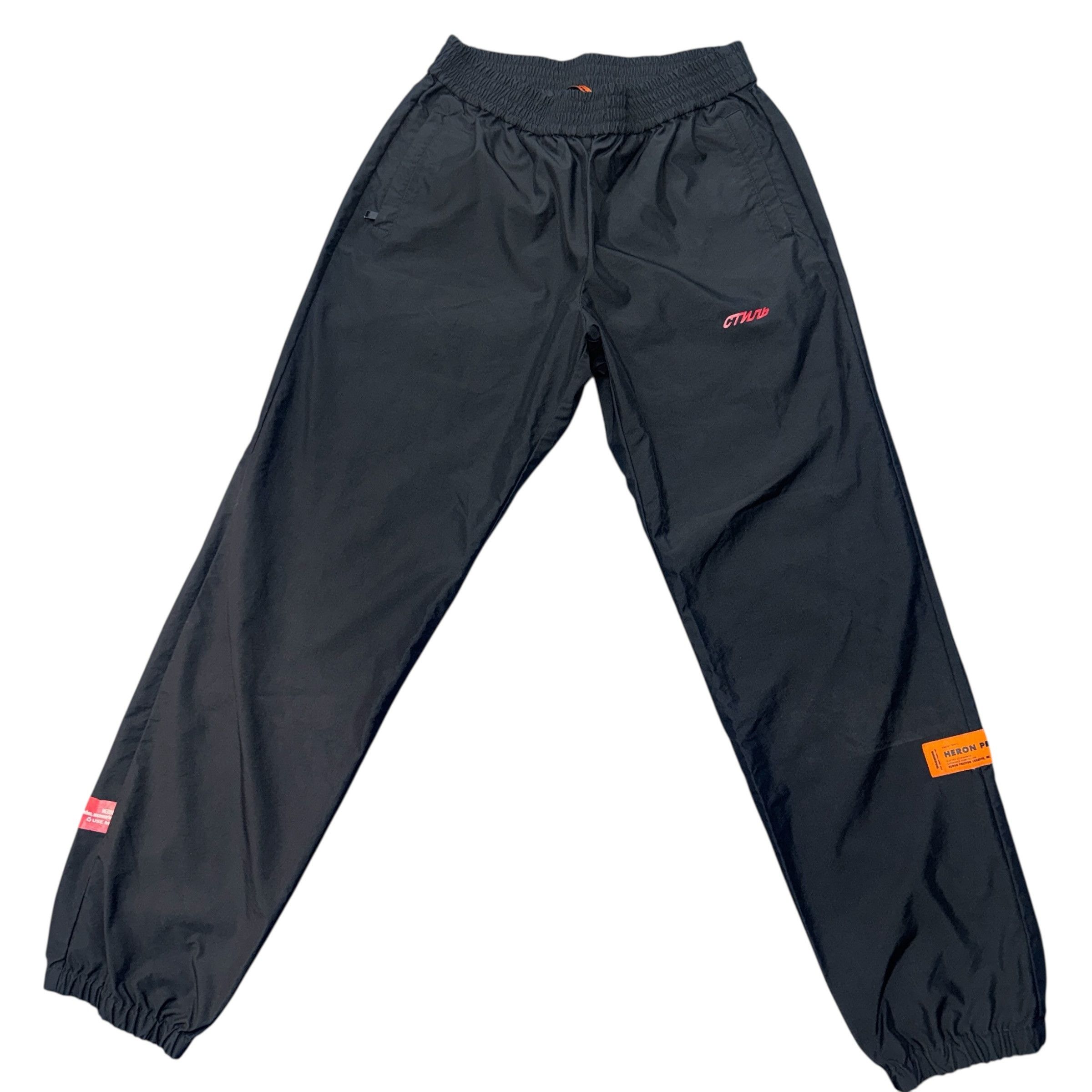 Heron Preston HERON PRESTON "СТИЛЬ" Nylon Track Pants Size 30 Size US 30 / EU 46 - 1 Thumbnail