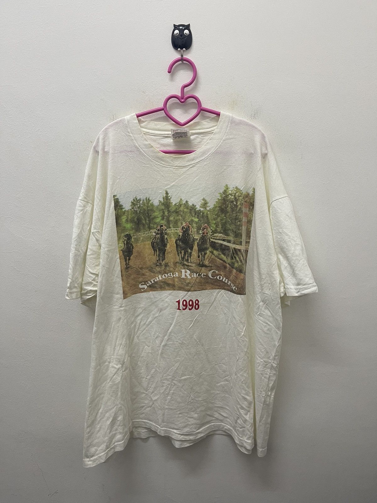 Vintage Rare Vintage SARATOGA RACE COURSE 1998 Size US XL / EU 56 / 4 - 1 Thumbnail