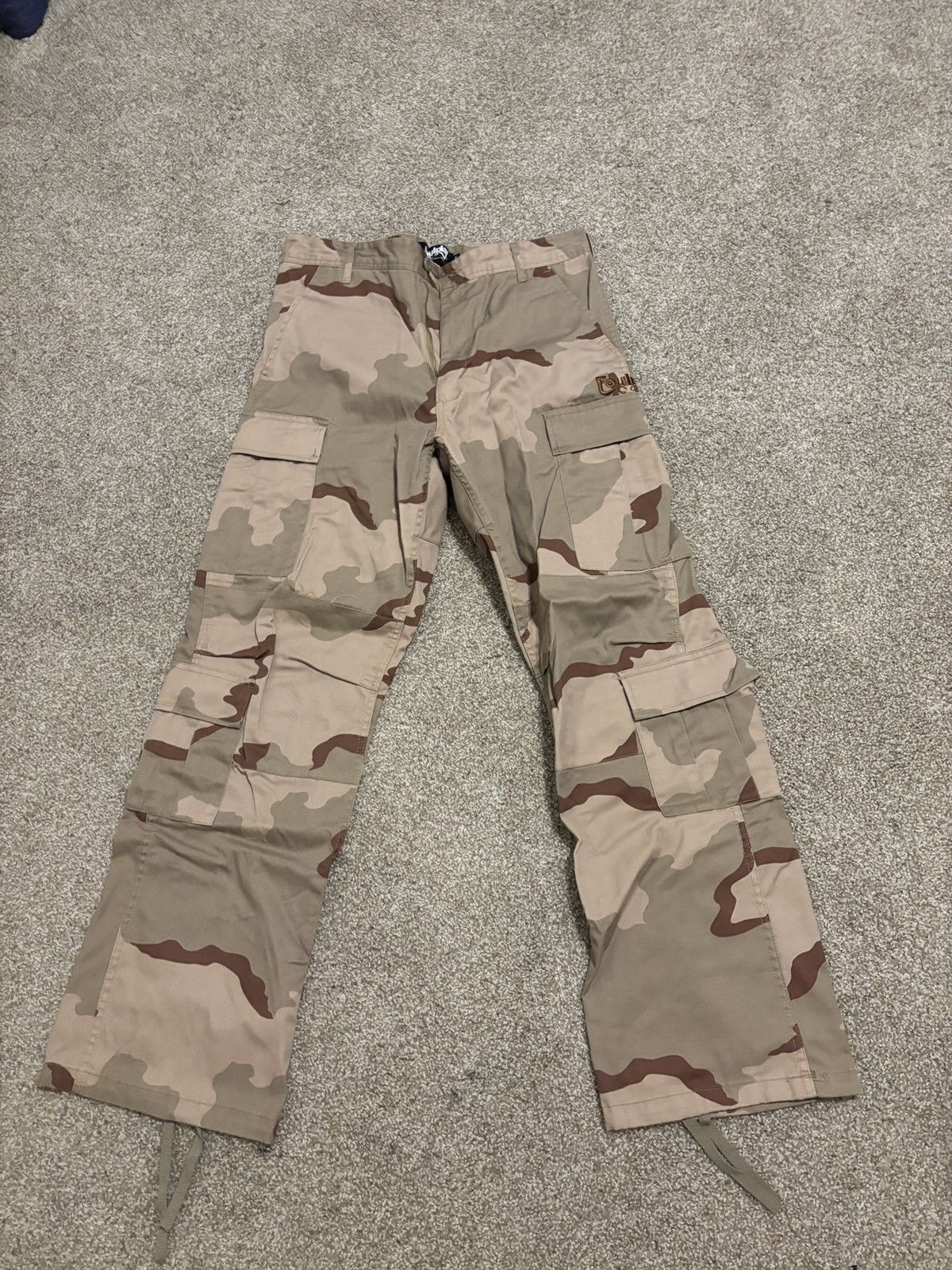 Foulplay Company × Fuck The Population × G59 Records Foul Play Embroidered Pants Camo Size US 32 / EU 48 - 1 Thumbnail