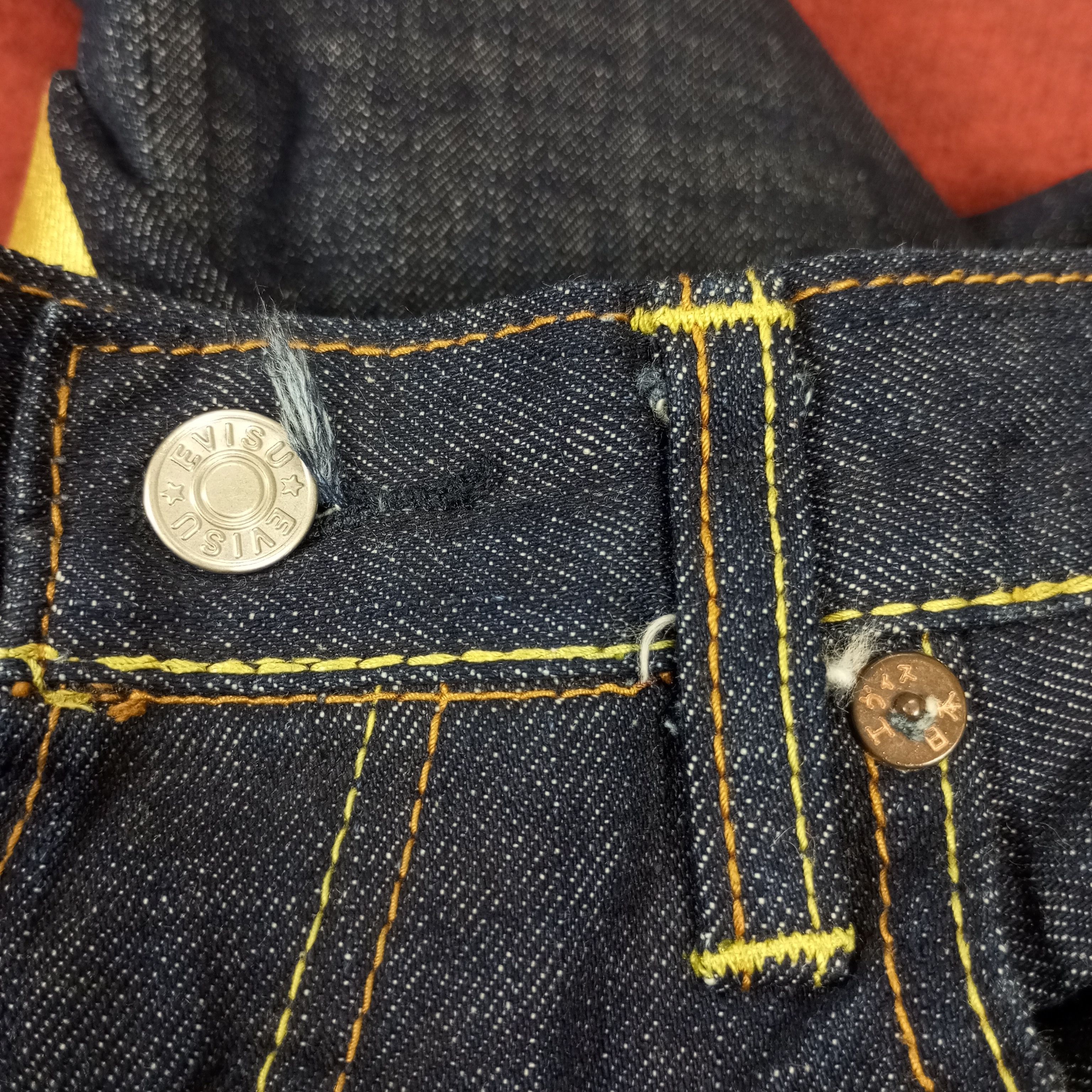 Japanese Brand × Vintage Evisu Japanese Brand Custom Daicock Streetwear Style Jeans Size US 31 - 16 Thumbnail