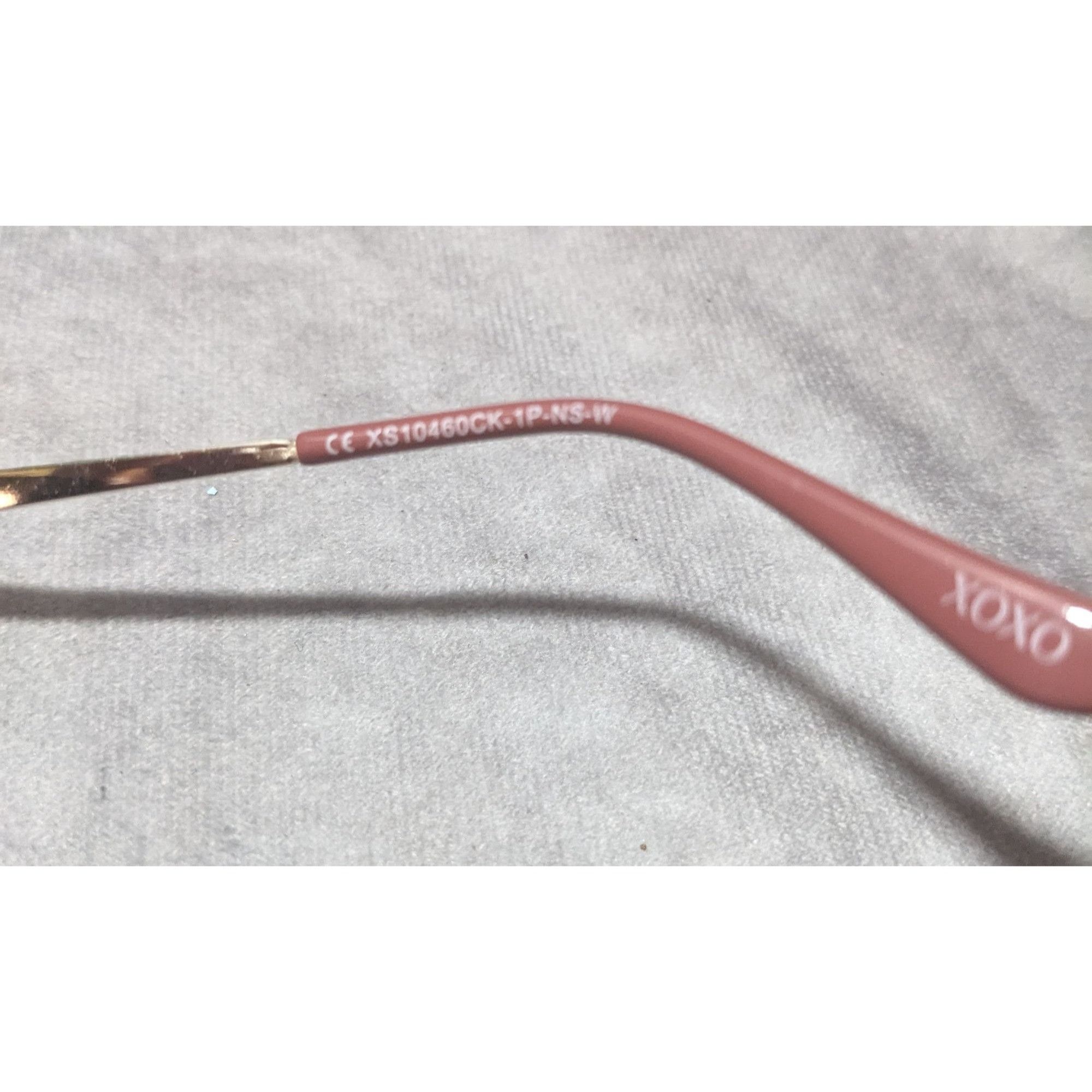 XOXO XOXO Gold And Pink Retro Fashion Sunglasses Size ONE SIZE - 4 Thumbnail