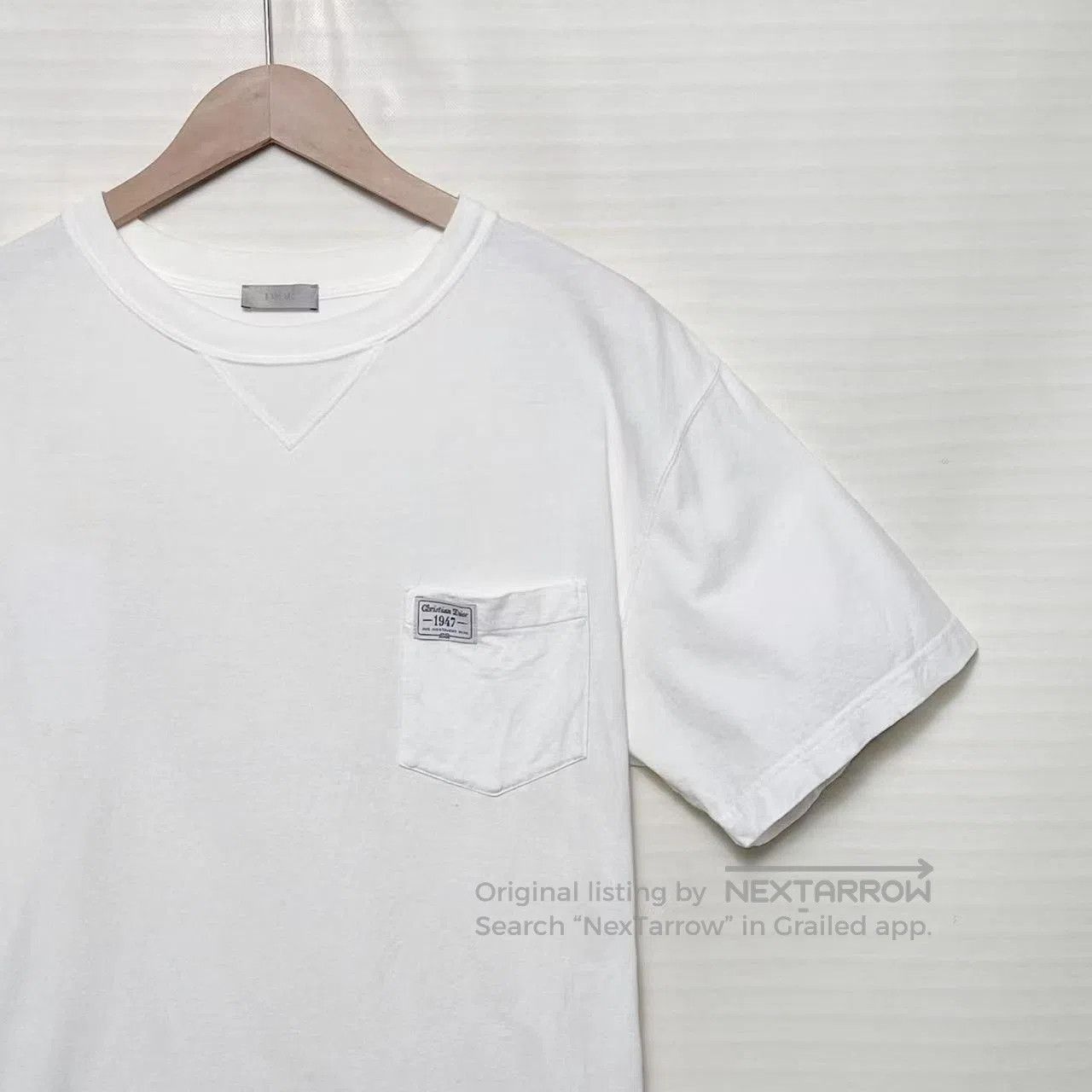 Dior Dior CD 1947 Limited Logo Round Neck T. Size US L / EU 52-54 / 3 - 3 Thumbnail