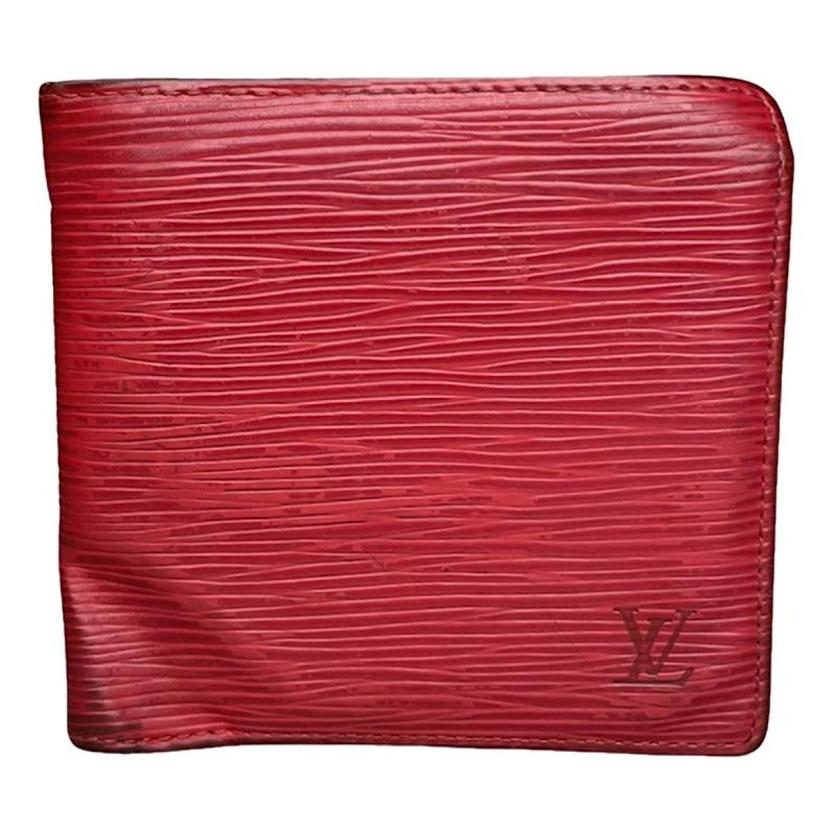 Louis Vuitton Red Leather Purse Size ONE SIZE - 1 Thumbnail