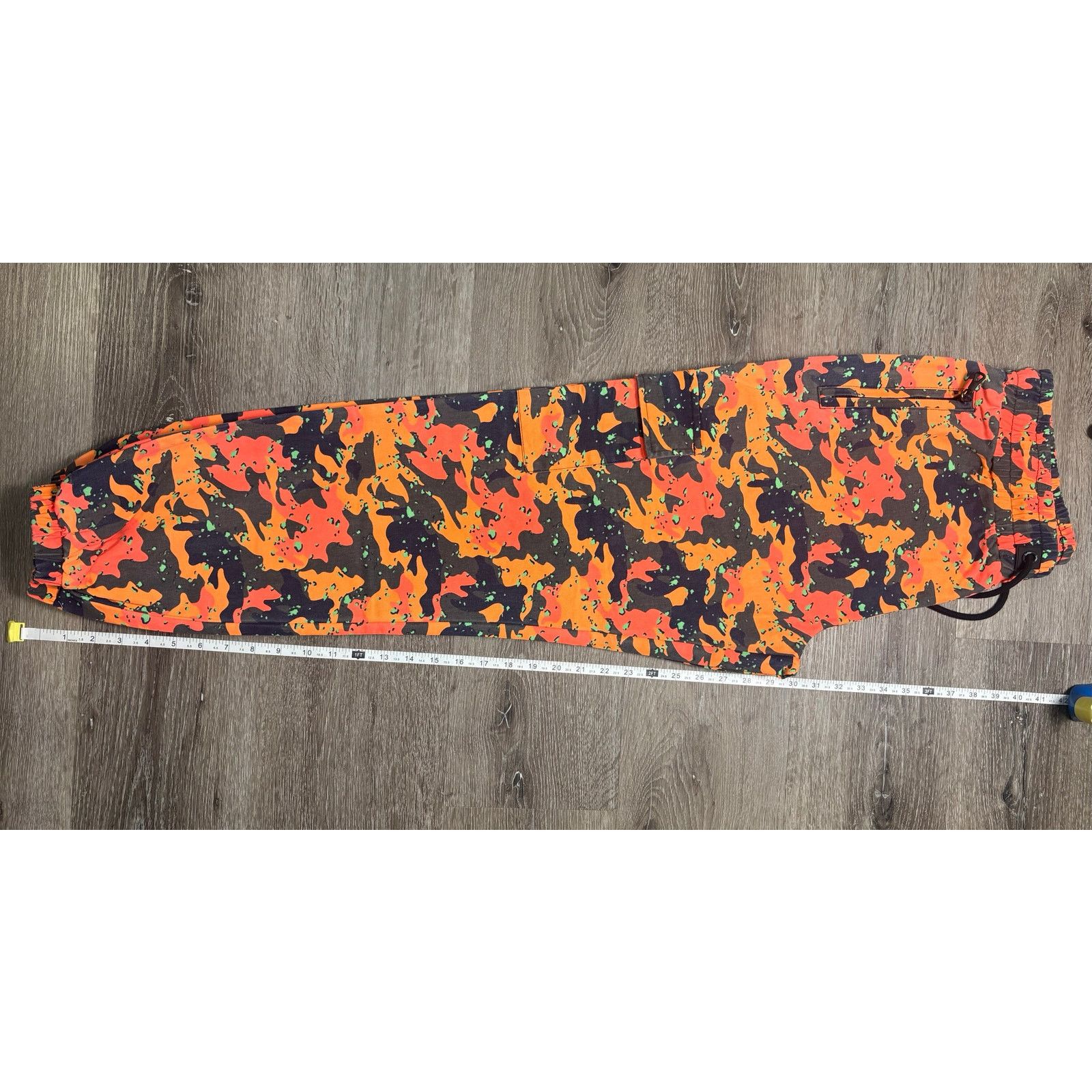 Cookies NWT Men's Medium Orange Camo Pants by Cookies Size US 34 / EU 50 - 3 Thumbnail