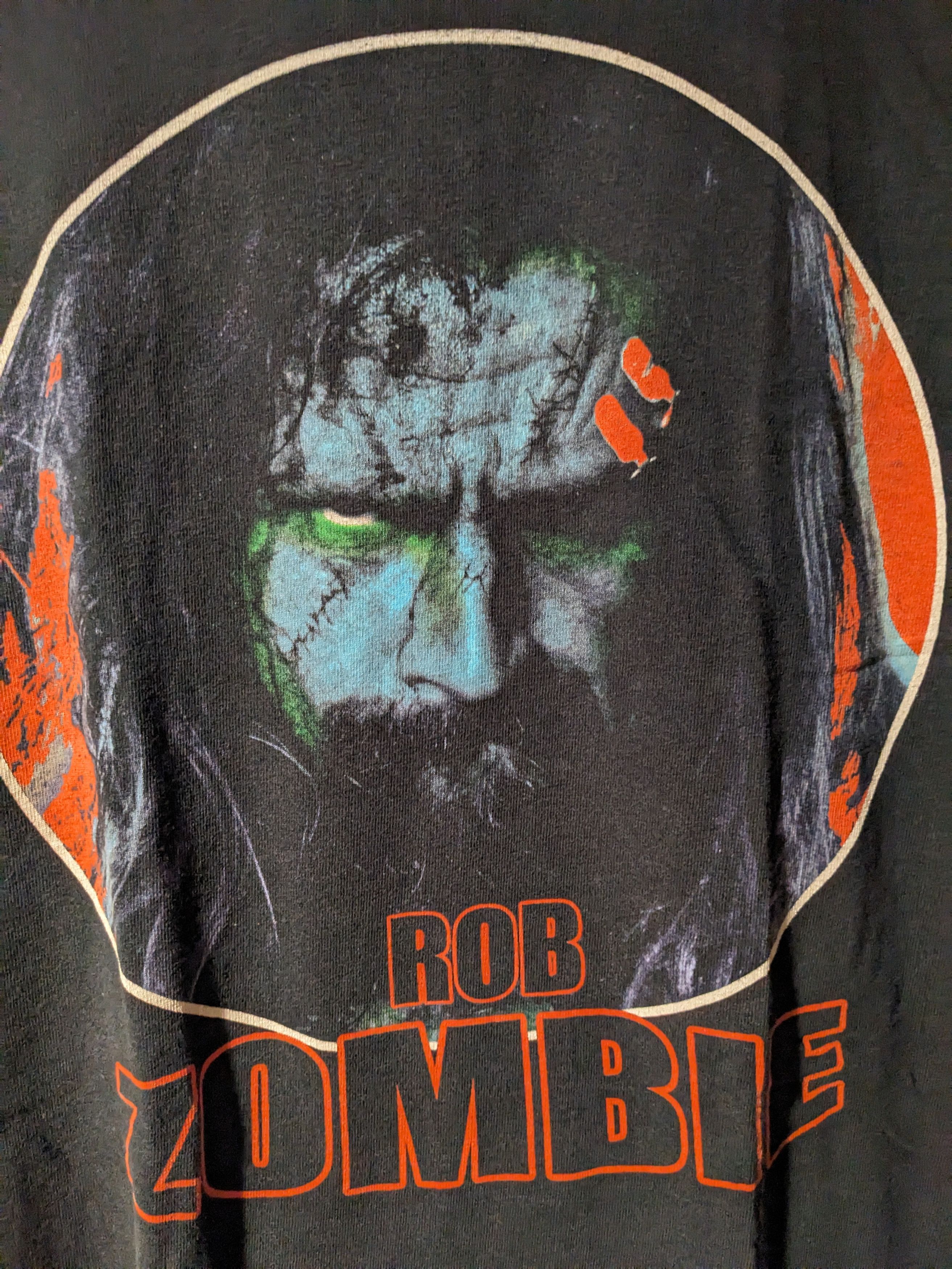Band Tees × Hanes × Vintage Vintage Y2K Rob Zombie Band Tour Music Black Medium T-Shirt Size US M / EU 48-50 / 2 - 2 Thumbnail