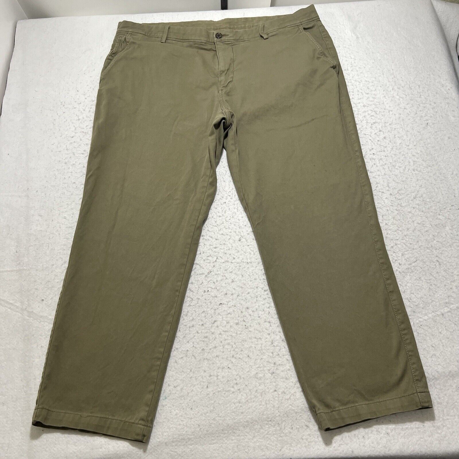 Other Cortefiel 42 Regular Fit Olive Green Straight Chino Pants Size US 42 / EU 58 - 1 Thumbnail