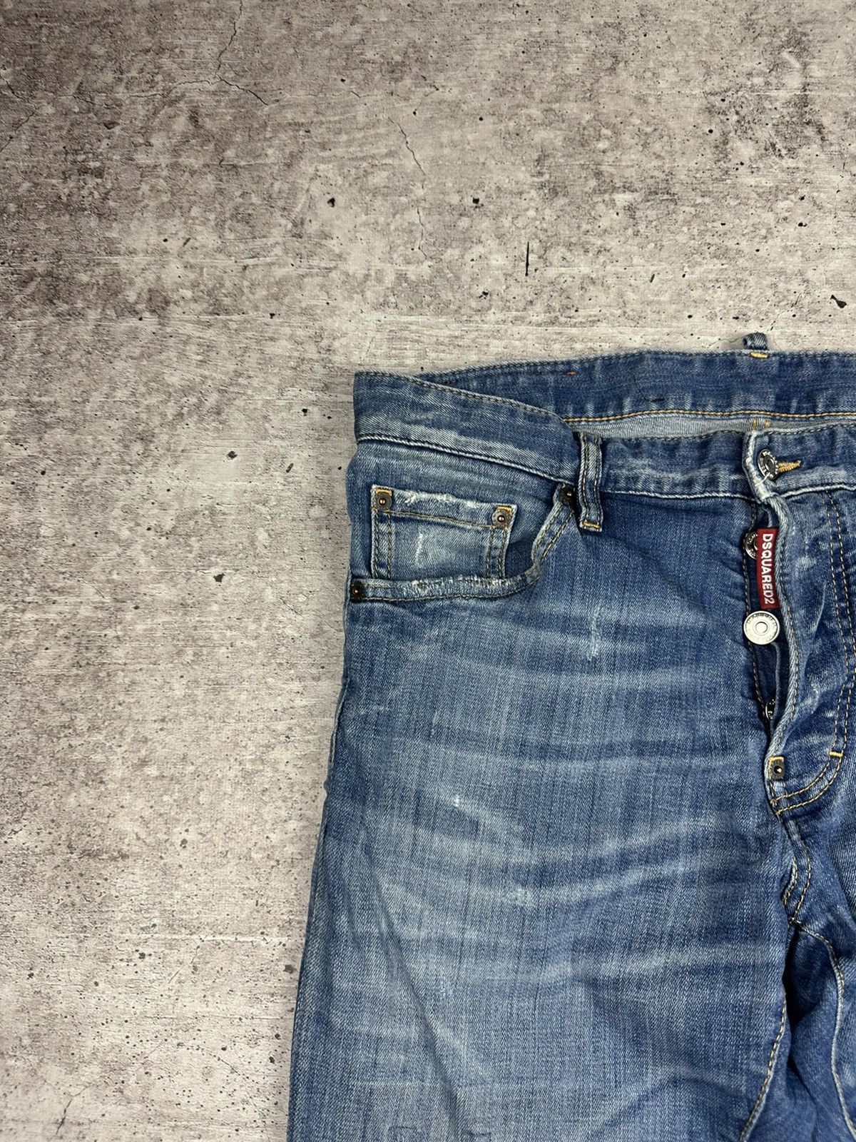 Dsquared2 Dsquared2 Cool Guy Distressed Denim Jeans Pants (A035) Size US 34 / EU 50 - 4 Thumbnail