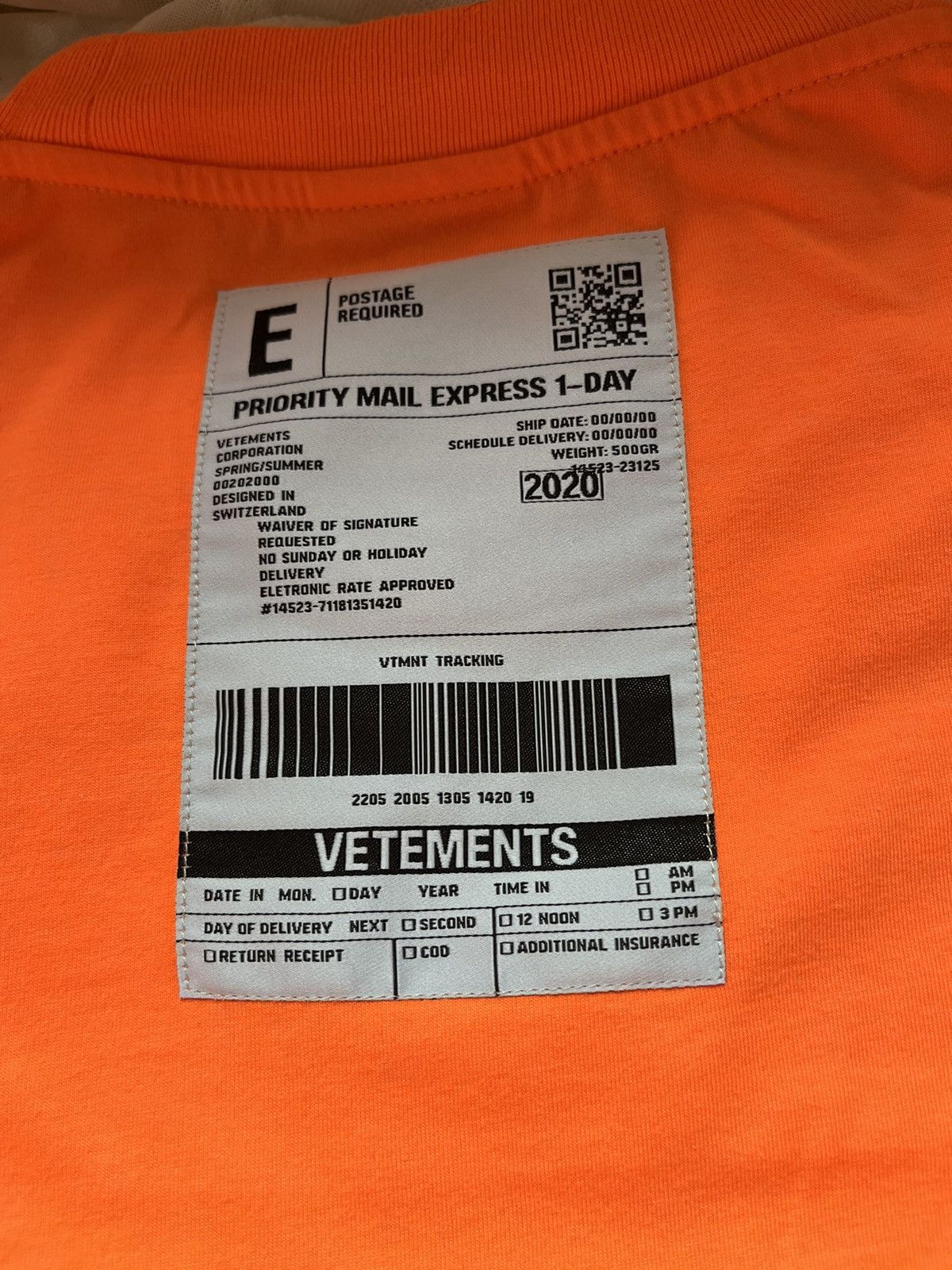 Vetements BNWT Demna Vetements express label T-shirt Size US M / EU 48-50 / 2 - 5 Thumbnail