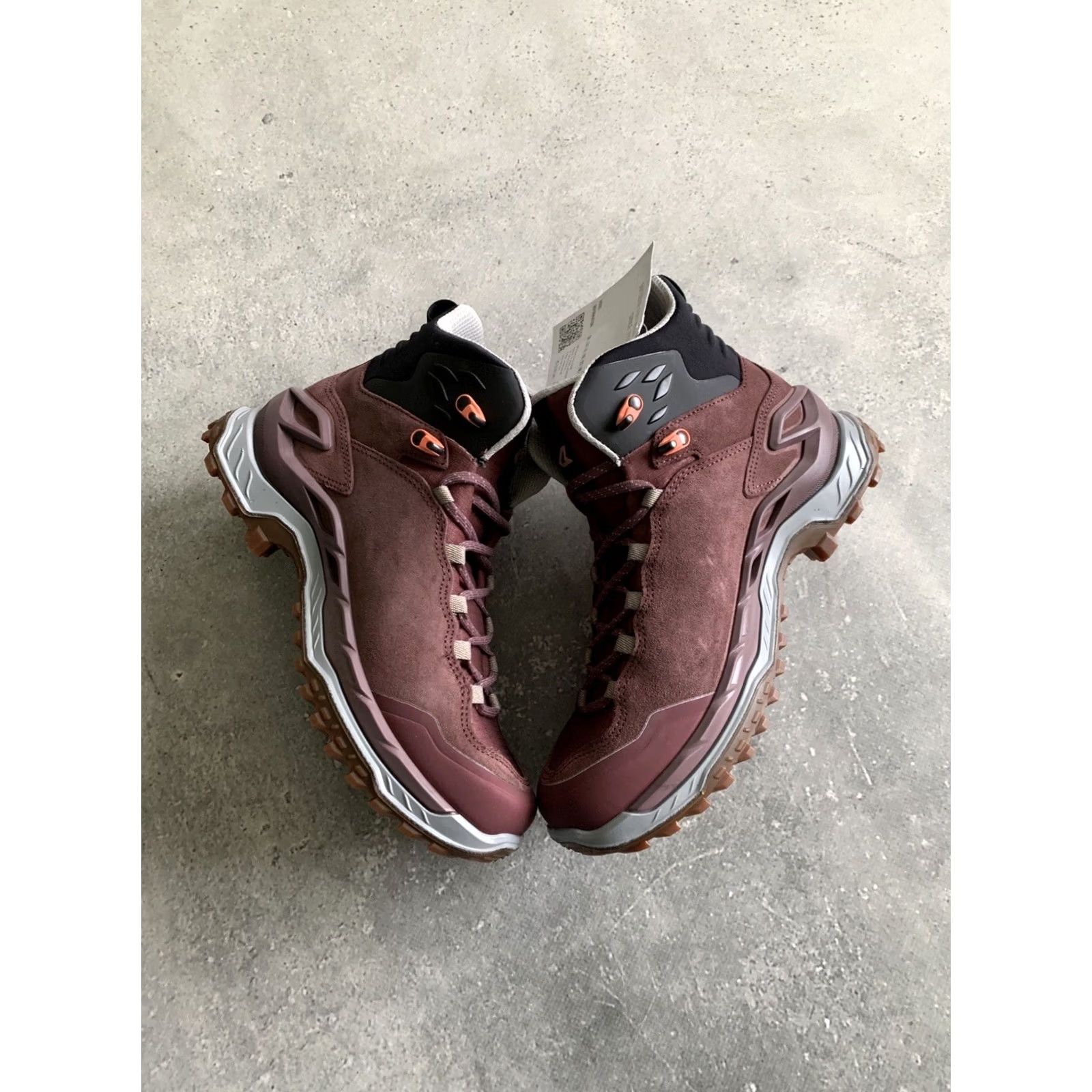 LOWA LOWA INNOVO GORE-TEX MID WATERPROOF HIKING BOOTS WOMEN'S SIZE US 8.5 EU 40 RED Leather Waterproof Boots Womens INNOVO 40 Size US 7 / IT 37 - 3 Thumbnail