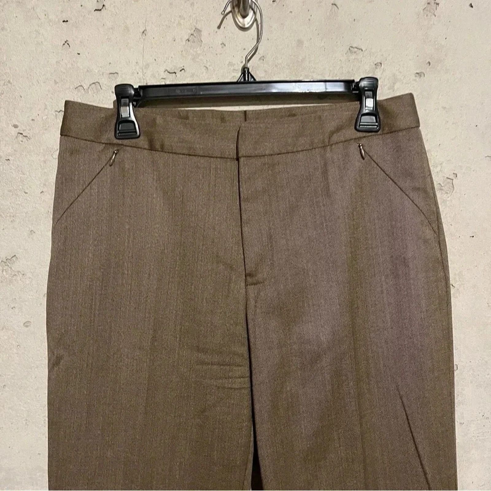 Barry Bricken Barry Bricken bbzipper Bacall Trousers Brown Wool Size 8 Size 30" / US 8 / IT 44 - 3 Thumbnail