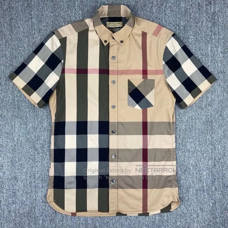 Burberry Burberry Short Sleeve Check Shirt for Women. Size S / US 4 / IT 40 - 1 Thumbnail