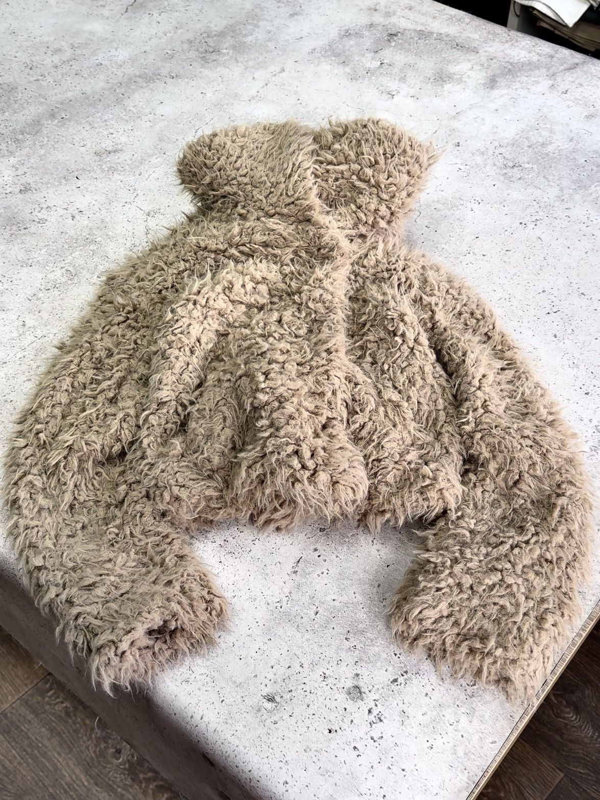 Japanese Brand Vintage Fur Long Neck Rick Owens Style Jacket Size US S / EU 44-46 / 1 - 6 Thumbnail