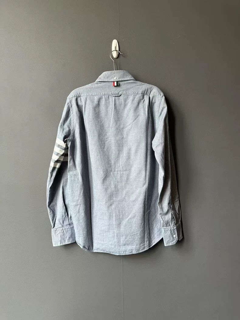 Thom Browne Thom Browne Blue collar shirt Size US M / EU 48-50 / 2 - 2 Thumbnail