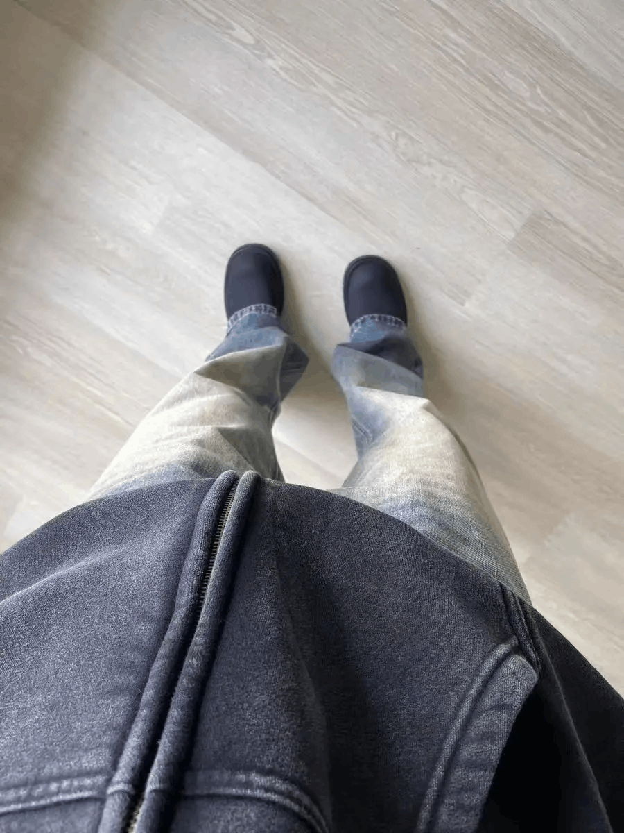 Japanese Brand × Vintage Striped washed and worn loose casual vintage jeans Size US 30 / EU 46 - 5 Thumbnail