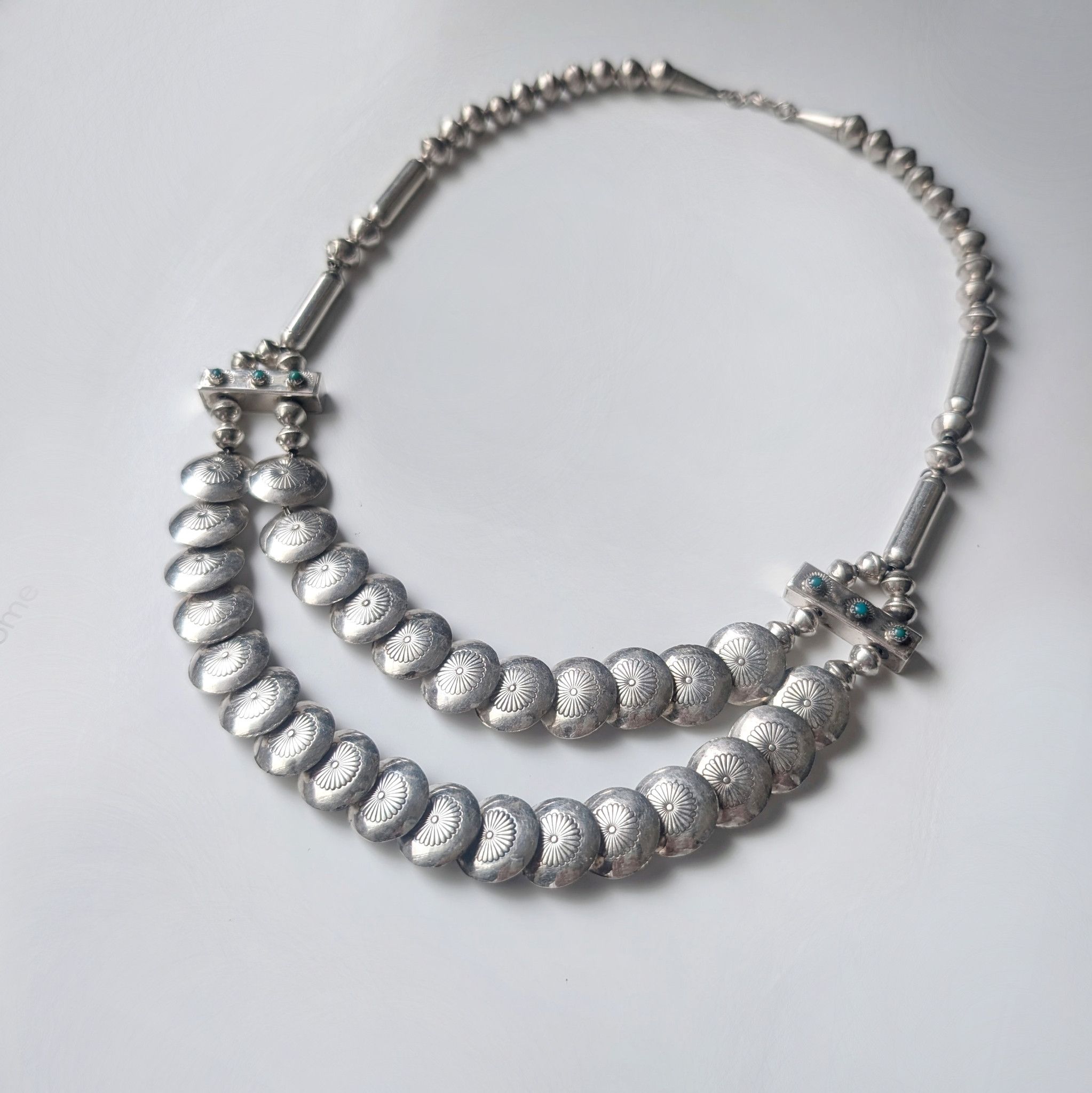 Other Vintage sterling silver Native American turquoise necklace Size ONE SIZE - 2 Thumbnail