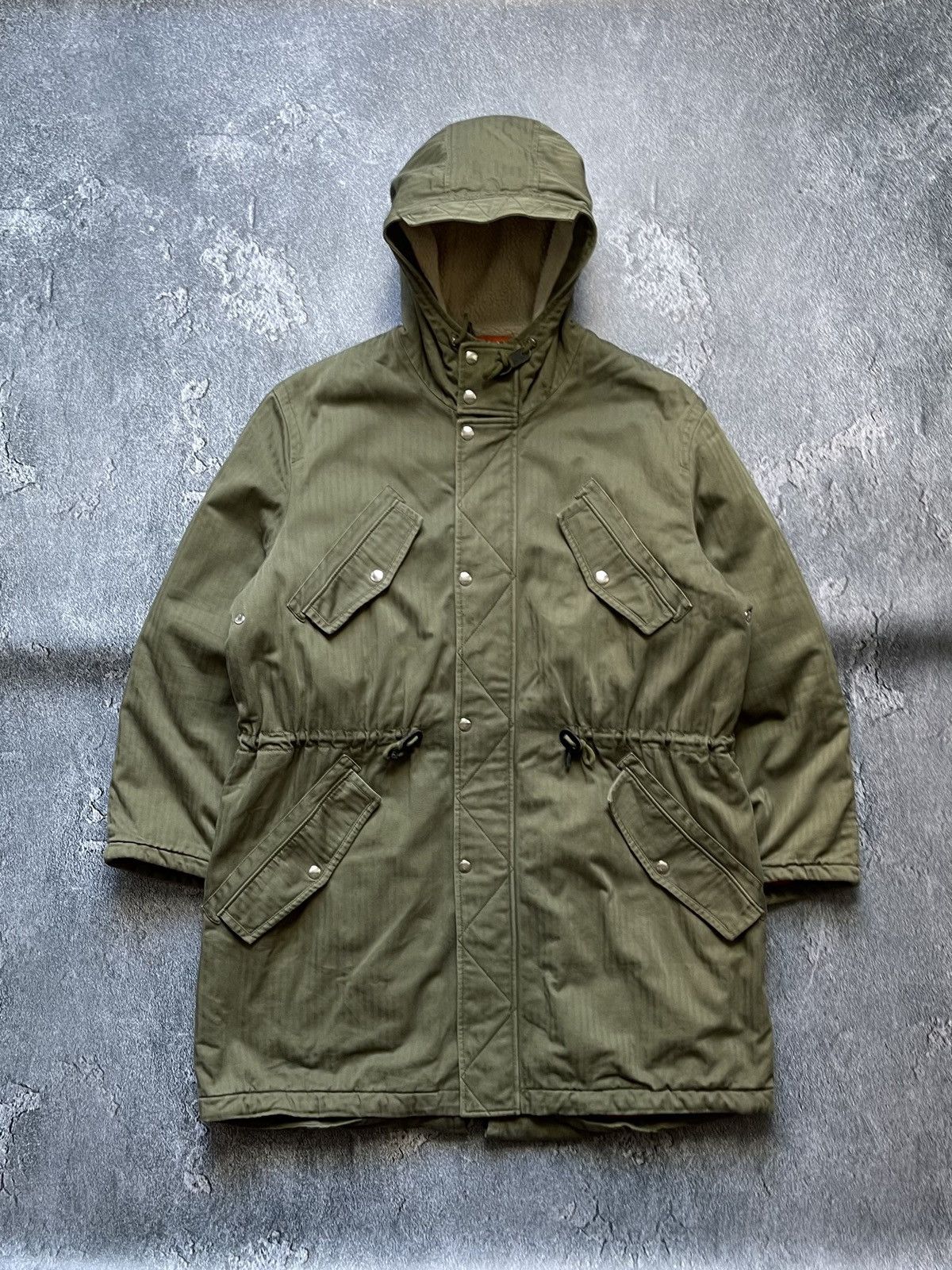 Band Of Outsiders Band of outsiders fw19 stripped parka jacket Size US XL / EU 56 / 4 - 1 Thumbnail