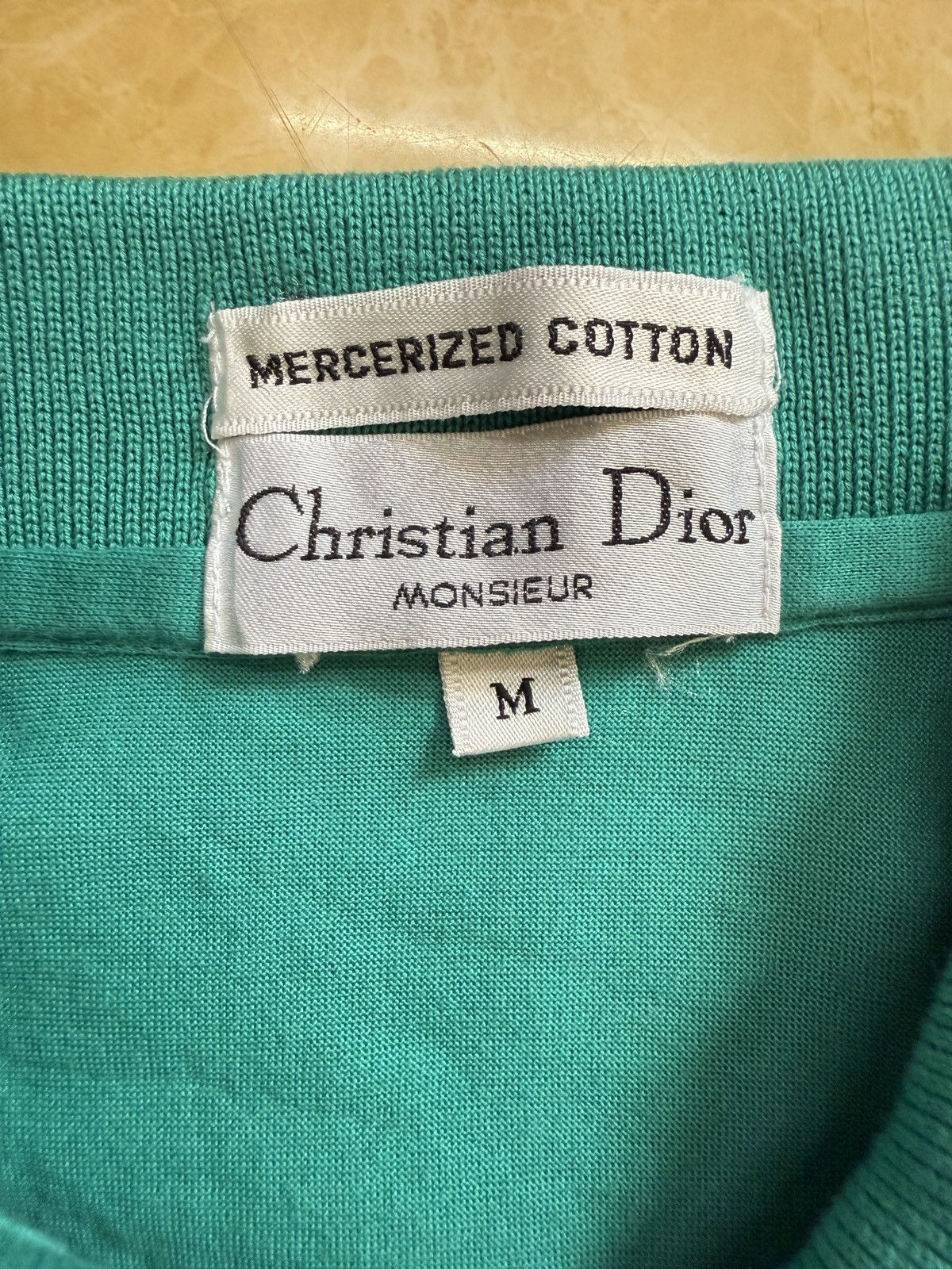 Christian Dior Monsieur Vintage Christian Dior Monsieur Polo Teal Archive Size US M / EU 48-50 / 2 - 5 Thumbnail