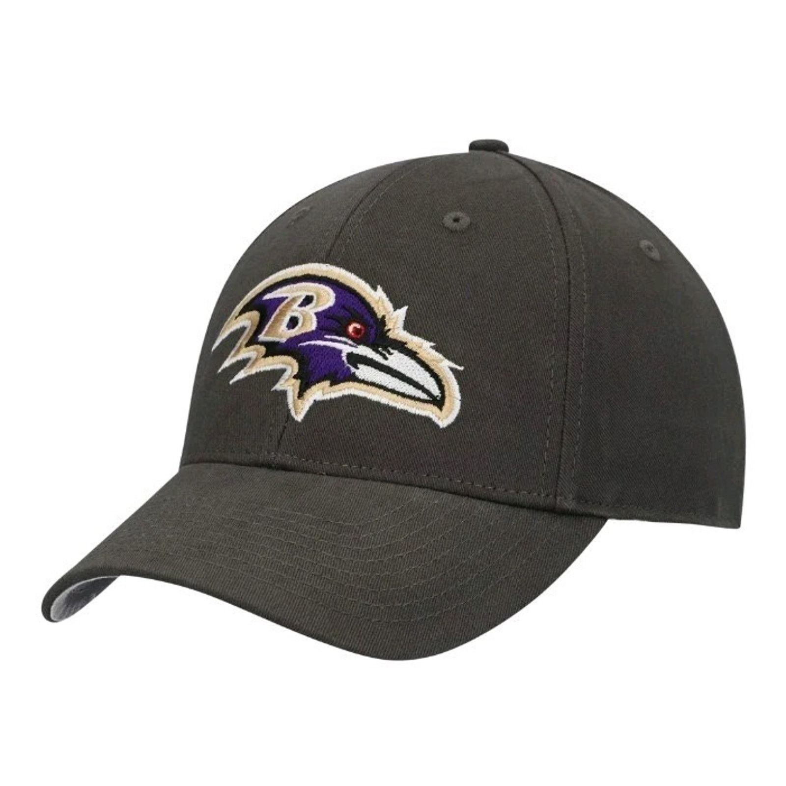 NFL Baltimore Ravens Gray Bird Logo Adjustable Strap Back Cap Size ONE SIZE - 1 Thumbnail