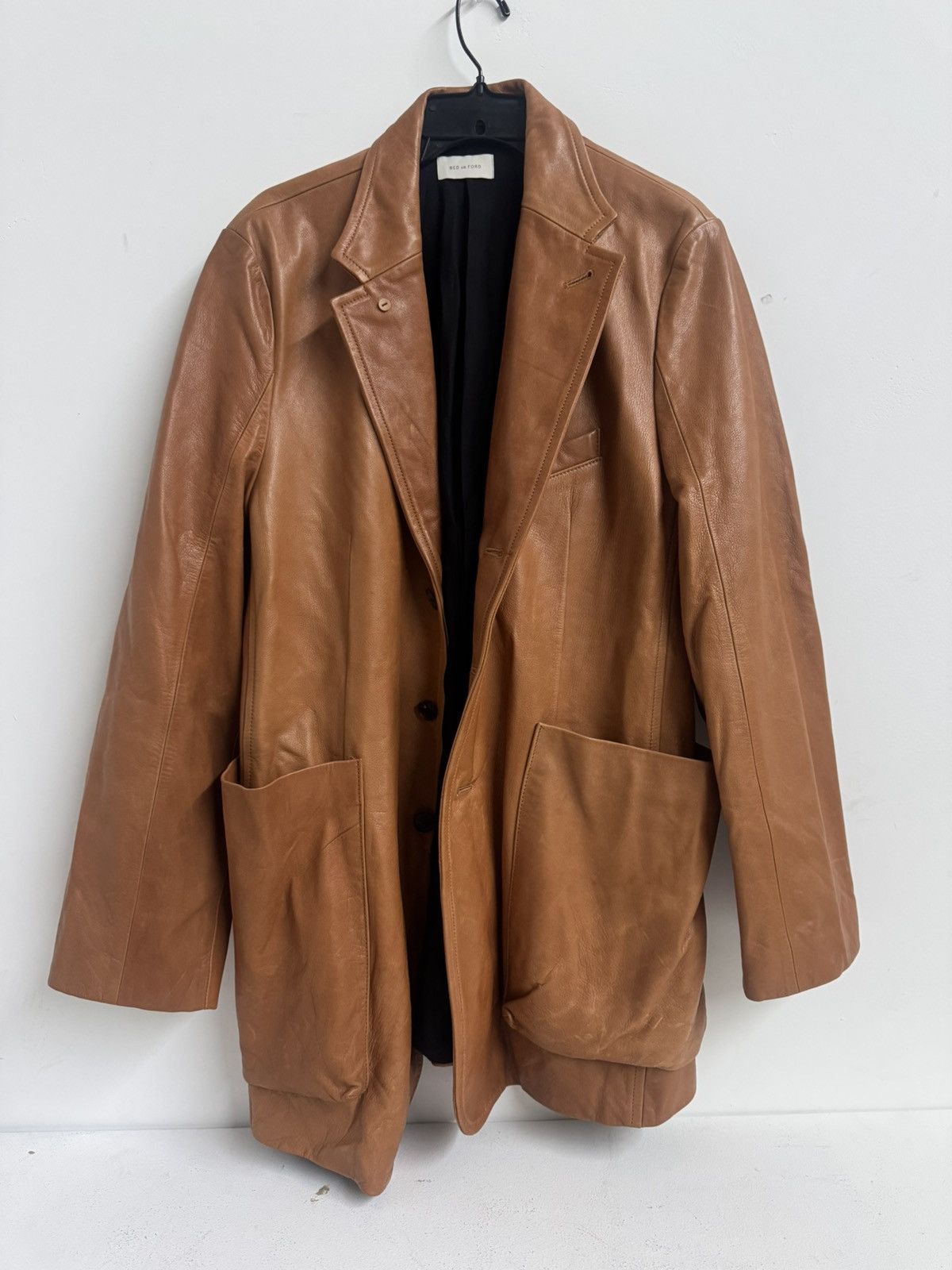 Bed j.w. Ford BED j.w. FORD AW24 Soft Leather Jacket – Size 2 Size US M / EU 48-50 / 2 - 1 Thumbnail