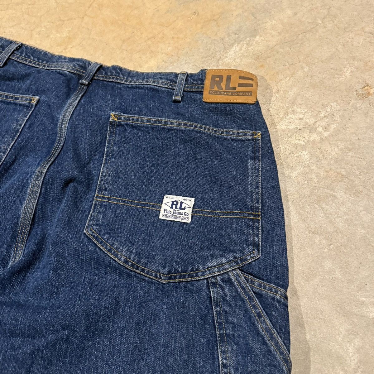 Polo Ralph Lauren 2000s Polo Jeans Co Baggy Carpenter Jorts Ralph Lauren Y2K Size US 38 / EU 54 - 3 Thumbnail