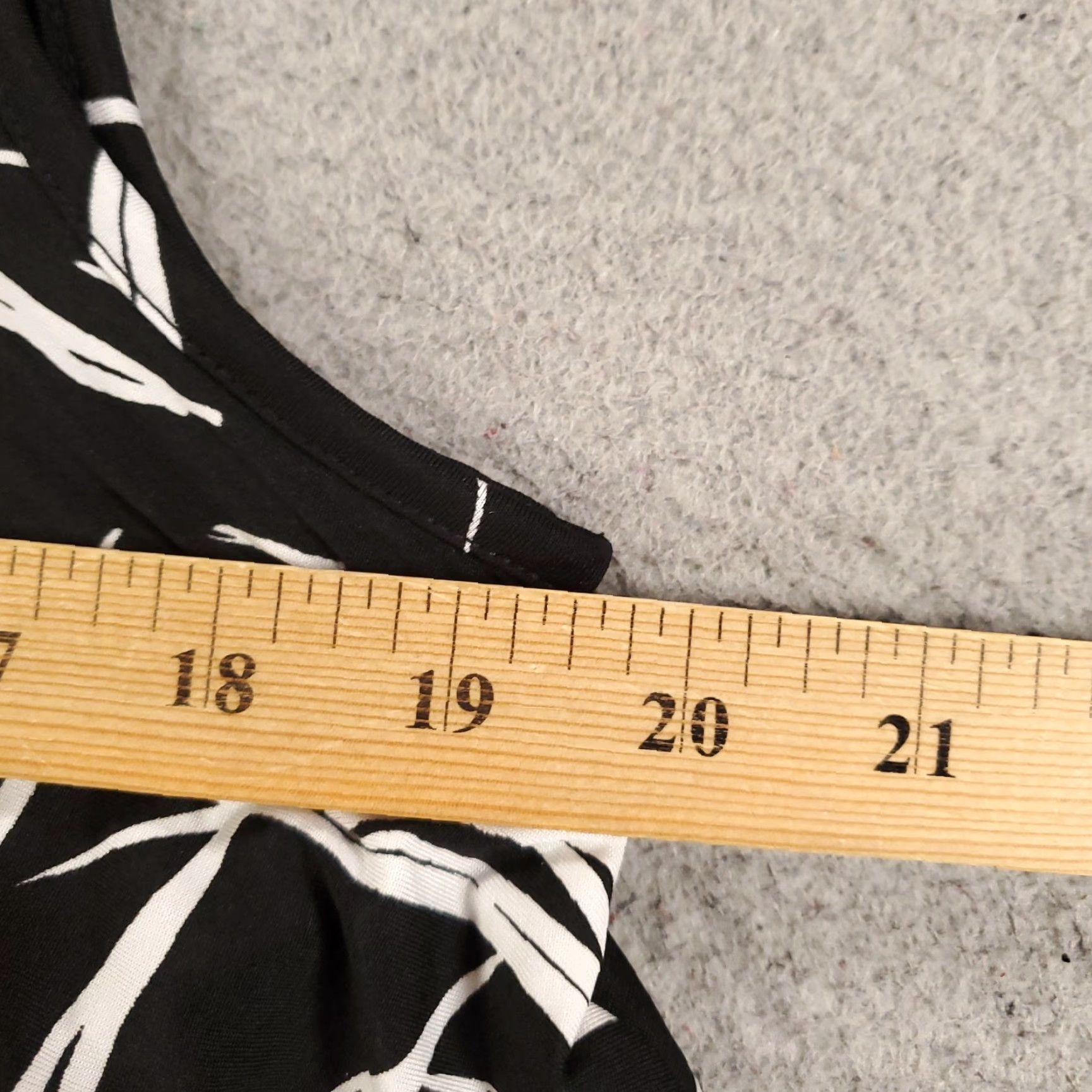 Vintage Sabrina Lauren New Long Dress Womens Size Large Maxi Tropical Black White Ferns Layered NWT Size L / US 10 / IT 46 - 4 Thumbnail