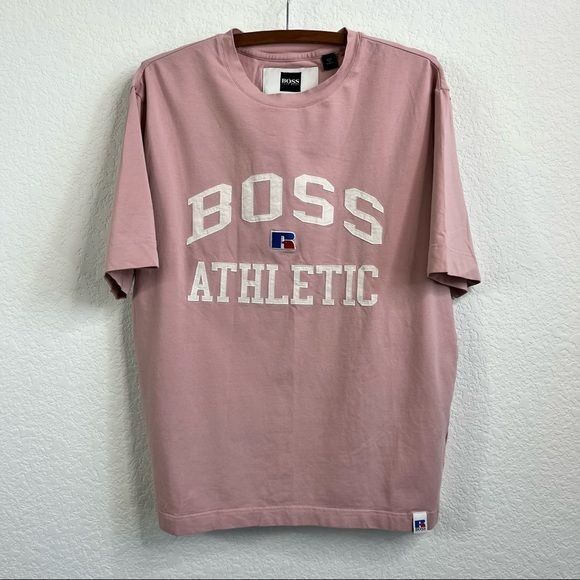 Hugo Boss × NBA × Russell Athletic BOSS x Russell Athletic Logomania T Shirt Runway Size US L / EU 52-54 / 3 - 2 Thumbnail