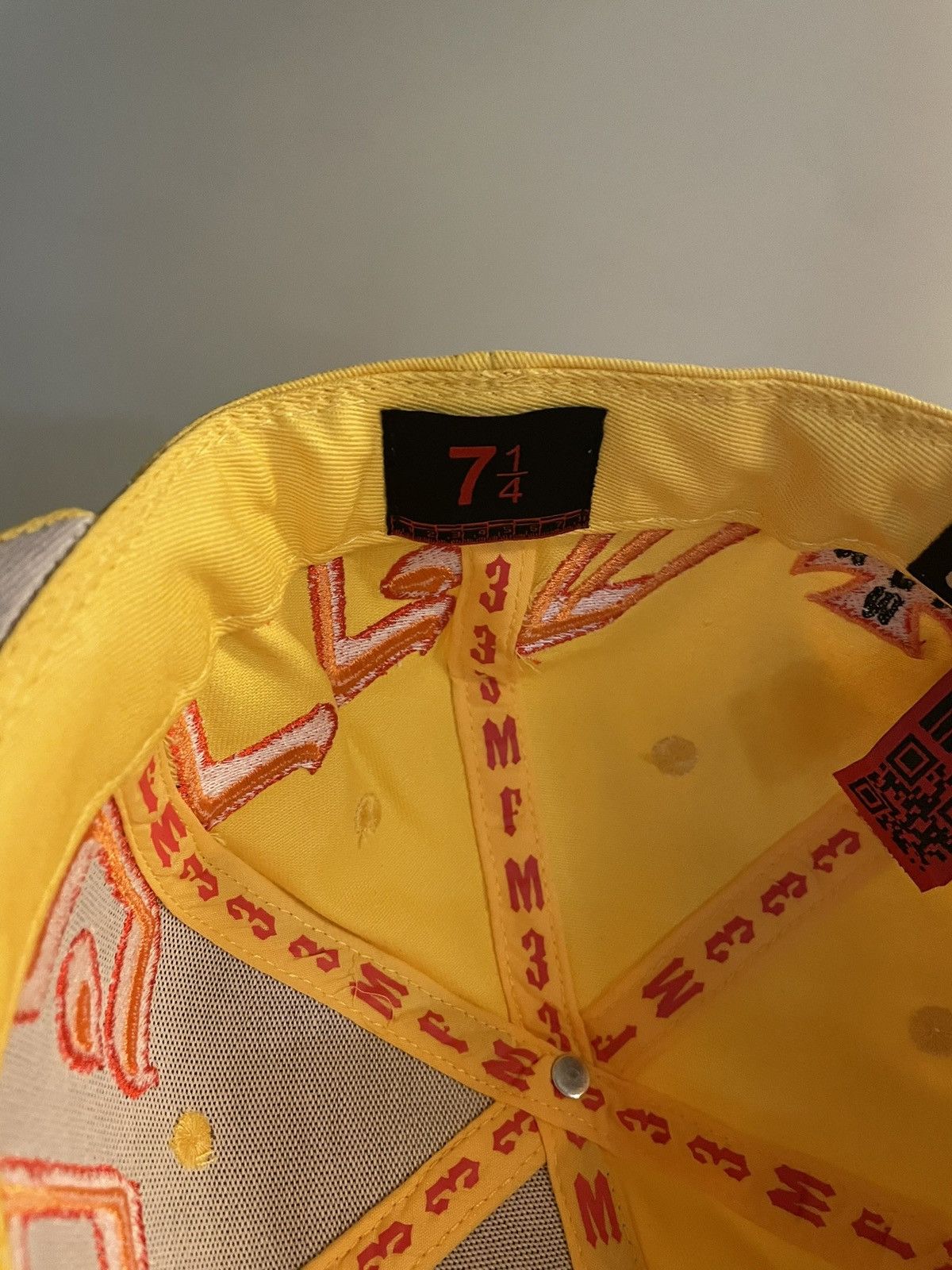 murd333r.fm Murd33r.fm yellow cap 7 1/4 Size ONE SIZE - 5 Thumbnail