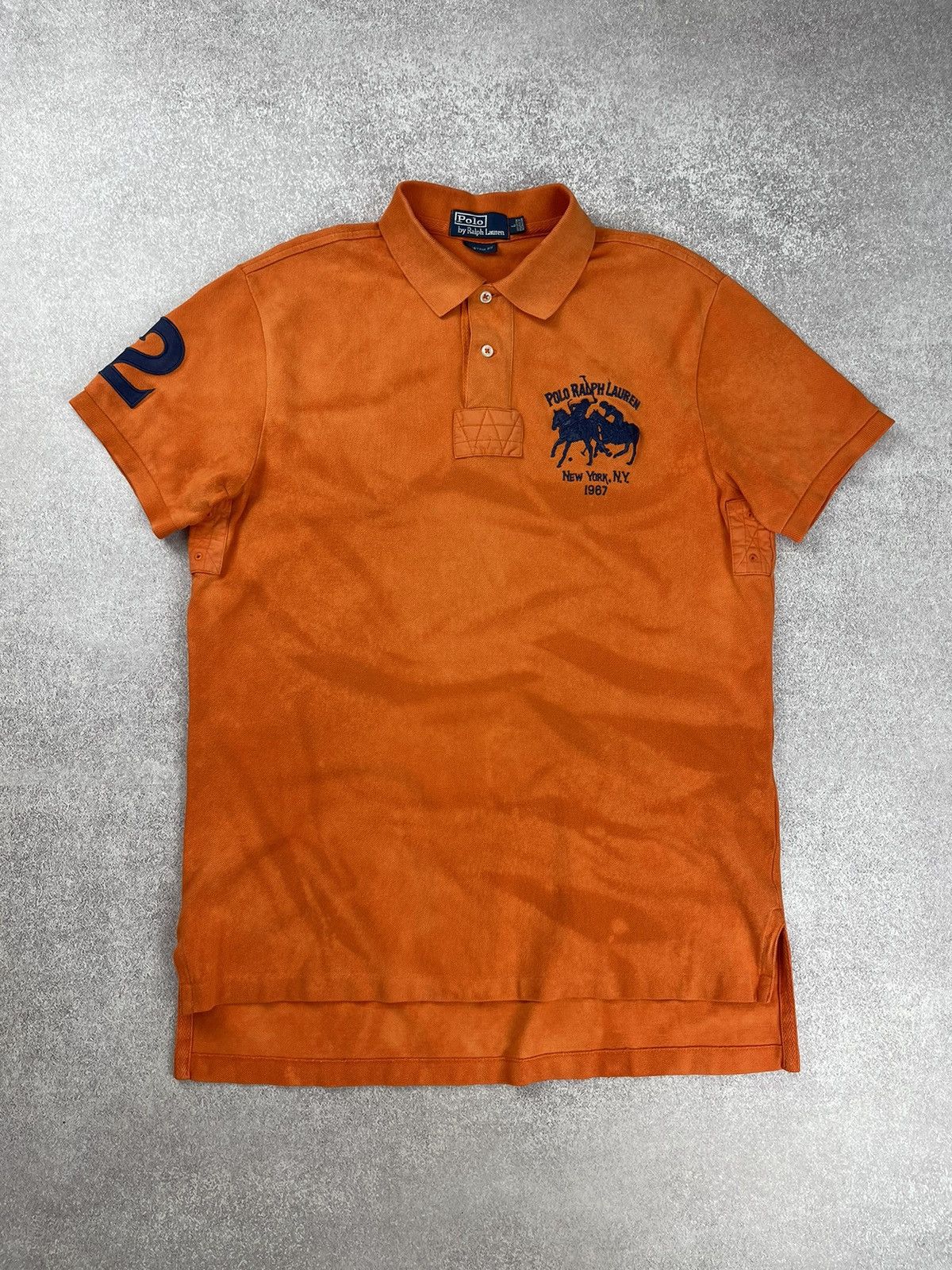 Polo Ralph Lauren × Ralph Lauren × Vintage Vintage Polo Ralph Lauren New York Custom Tie Dye Polo Shirt Size US L / EU 52-54 / 3 - 1 Thumbnail