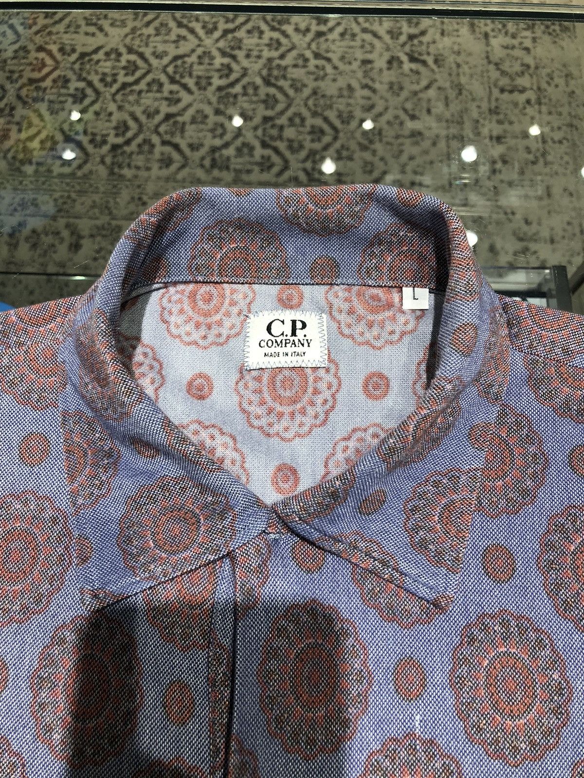 C.P. Company SS 1996 CP Company Paisley Polo Shirt Size US M / EU 48-50 / 2 - 3 Thumbnail