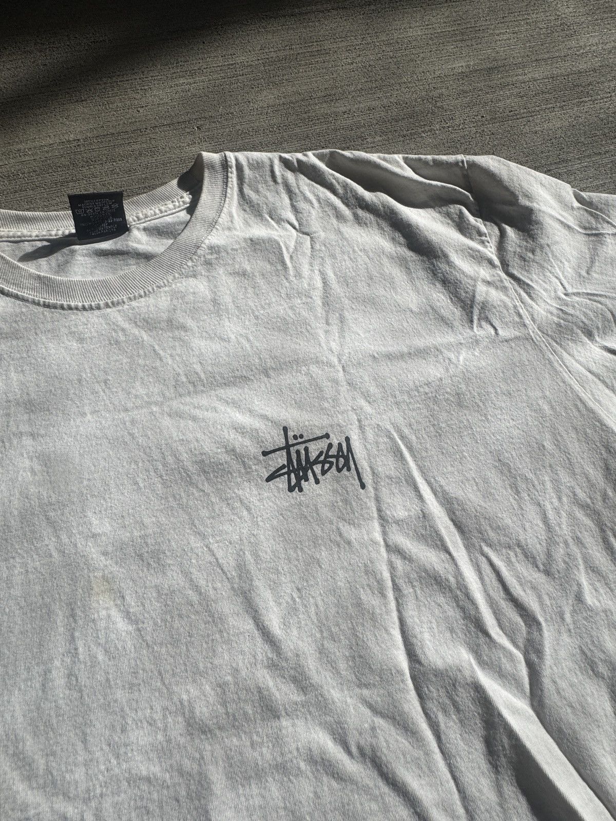 Stussy Basic Stussy white Tee Size US XL / EU 56 / 4 - 5 Thumbnail
