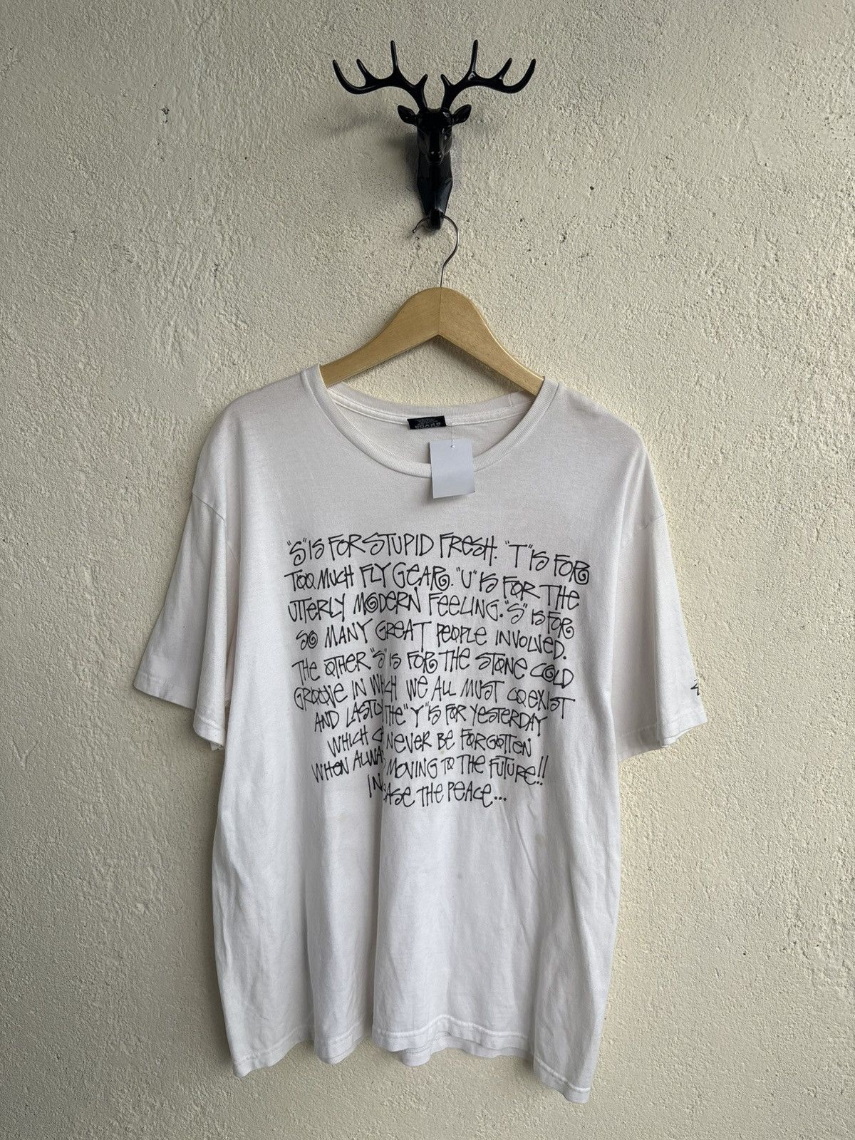 Stussy 2000s Stussy tribe poem logo Size US L / EU 52-54 / 3 - 1 Thumbnail