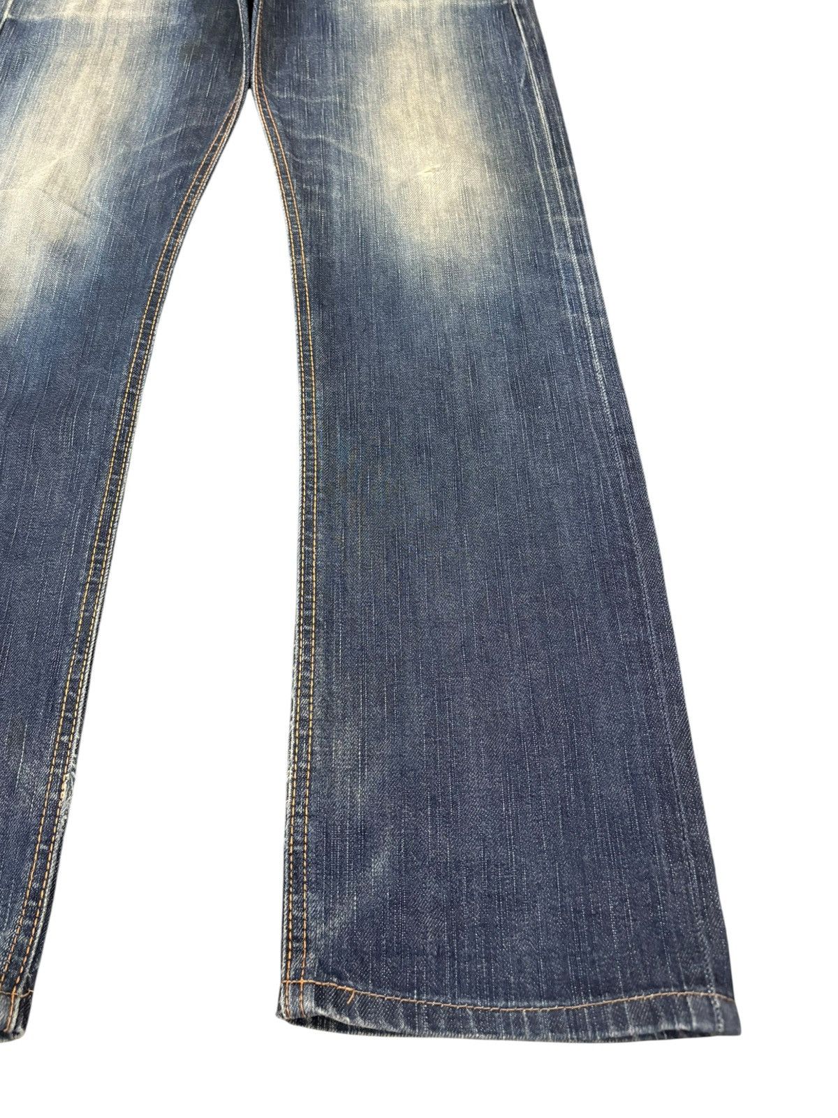 Edwin New Vintage Edwin 505 Selvedge Mud Wash Buckle Back Jeans Size US 30 / EU 46 - 8 Thumbnail