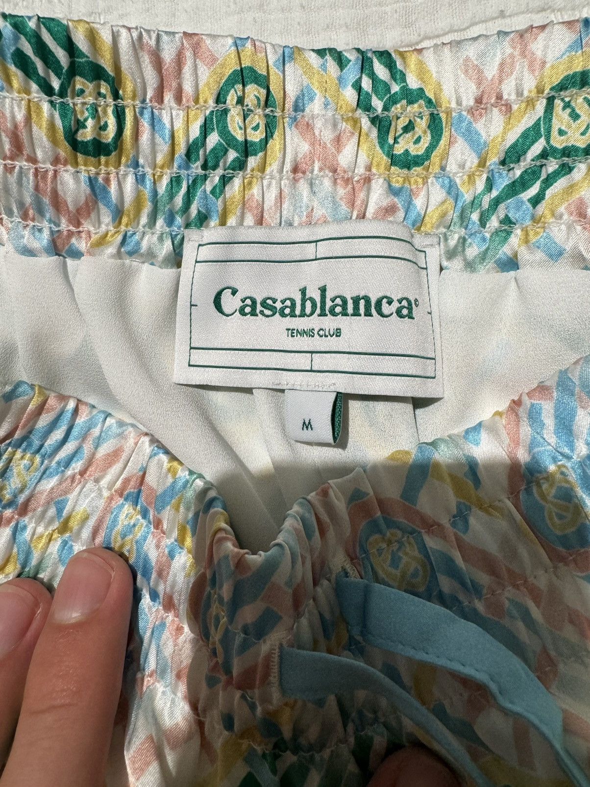 Casablanca Multicolour Ping Pong silk shorts Size US 32 / EU 48 - 3 Thumbnail