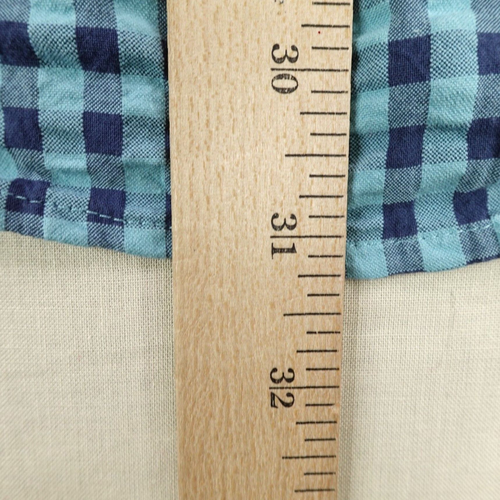 Vintage LL Bean Shirt XL Blue Gingham Plaid Button-Up Cotton Outdoor Casual Men's XL Blue Plaid Shirt Size US XL / EU 56 / 4 - 6 Thumbnail