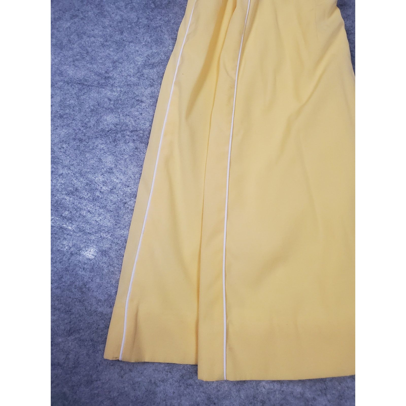 Other Womens VTG 70s Di Fini Originals Yellow 12 Midi Length Skirt Size 34" / US 12 / IT 48 - 6 Thumbnail