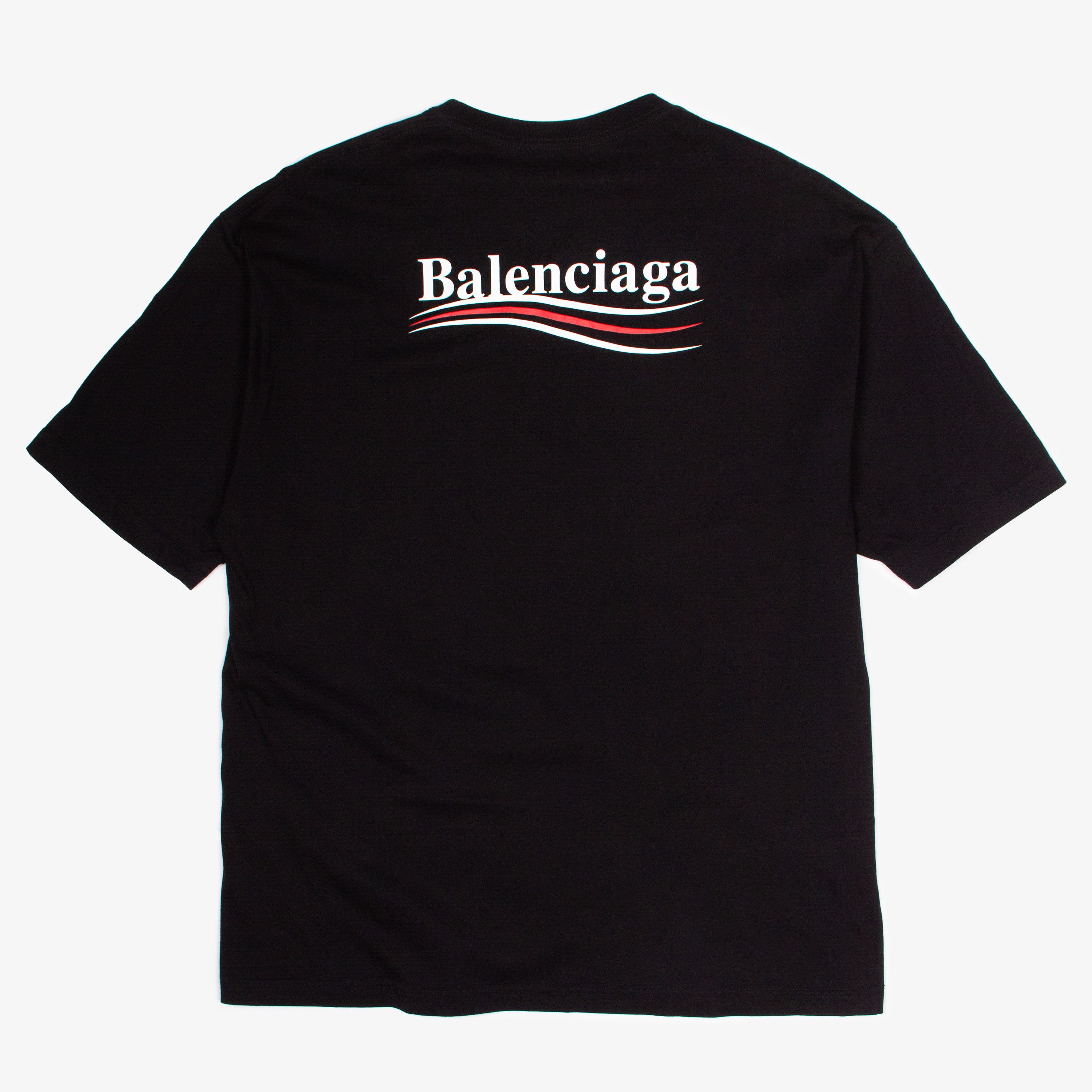 Balenciaga BALENCIAGA CAMPAIGN TEE Size US L / EU 52-54 / 3 - 3 Thumbnail