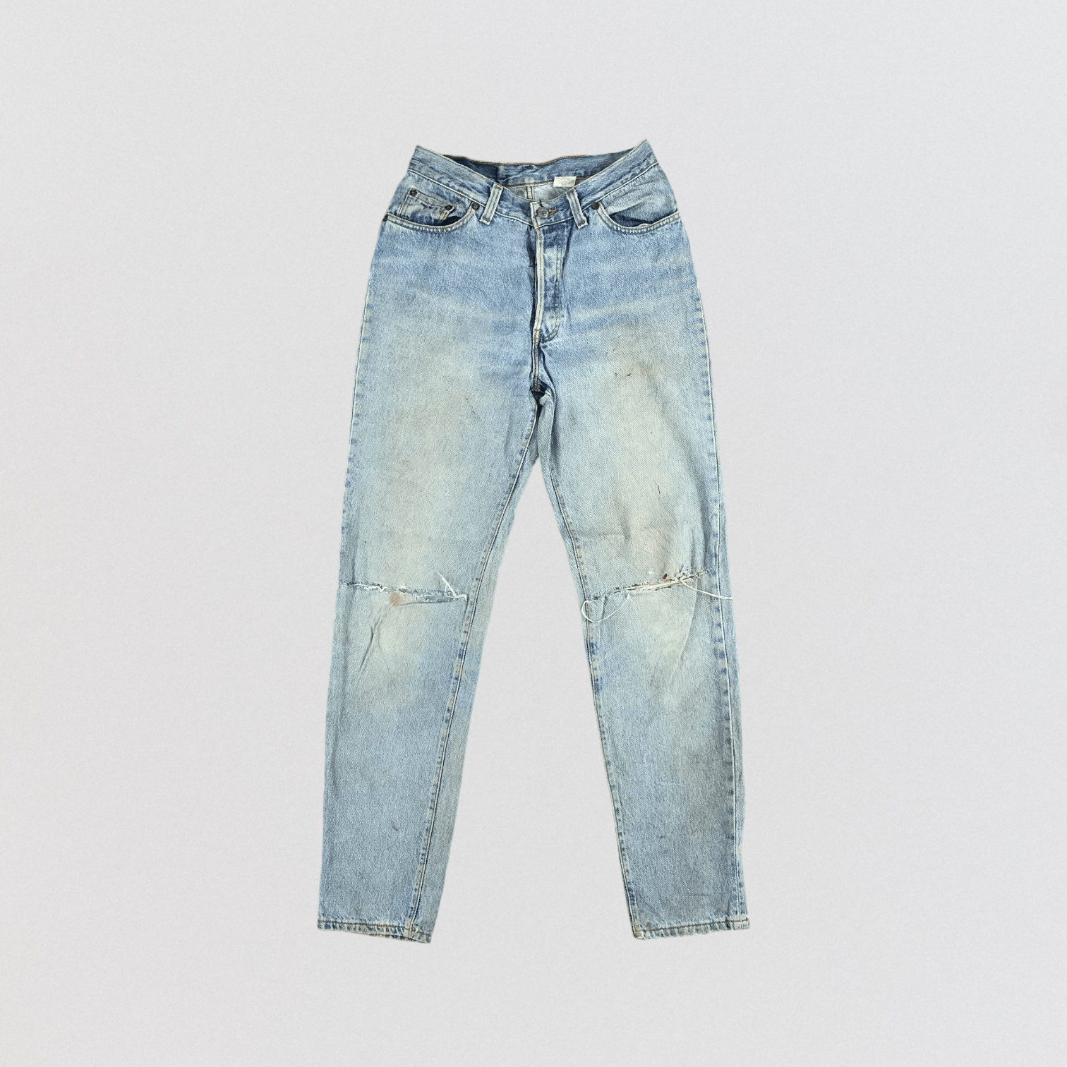 Levi's × Vintage Vintage Light Wash Distress Levis 501 Jeans-JM2234 Size US 30 / EU 46 - 1 Thumbnail