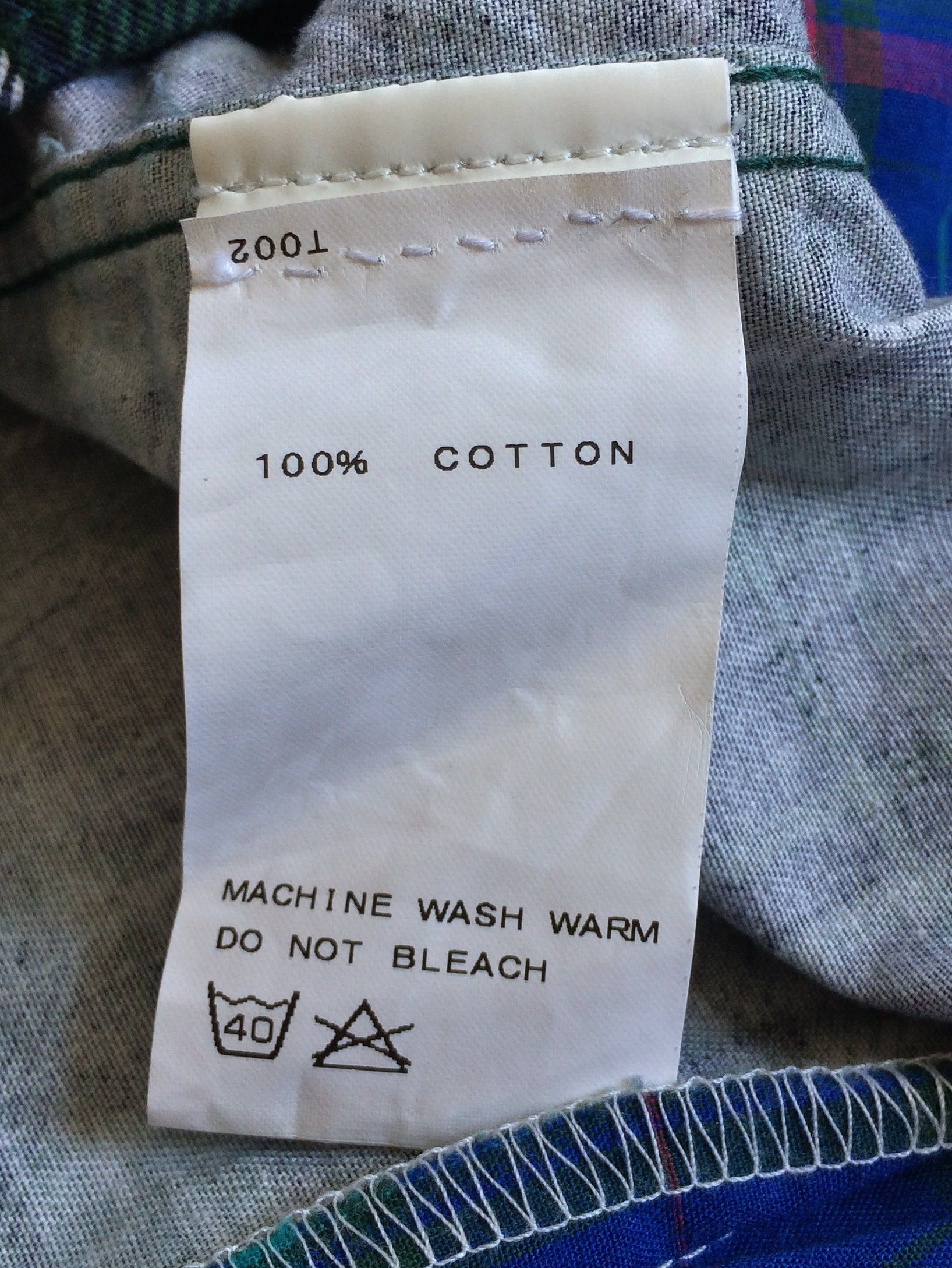 Needles Early 7 Cut Rebuild Flannel! Size US M / EU 48-50 / 2 - 7 Thumbnail