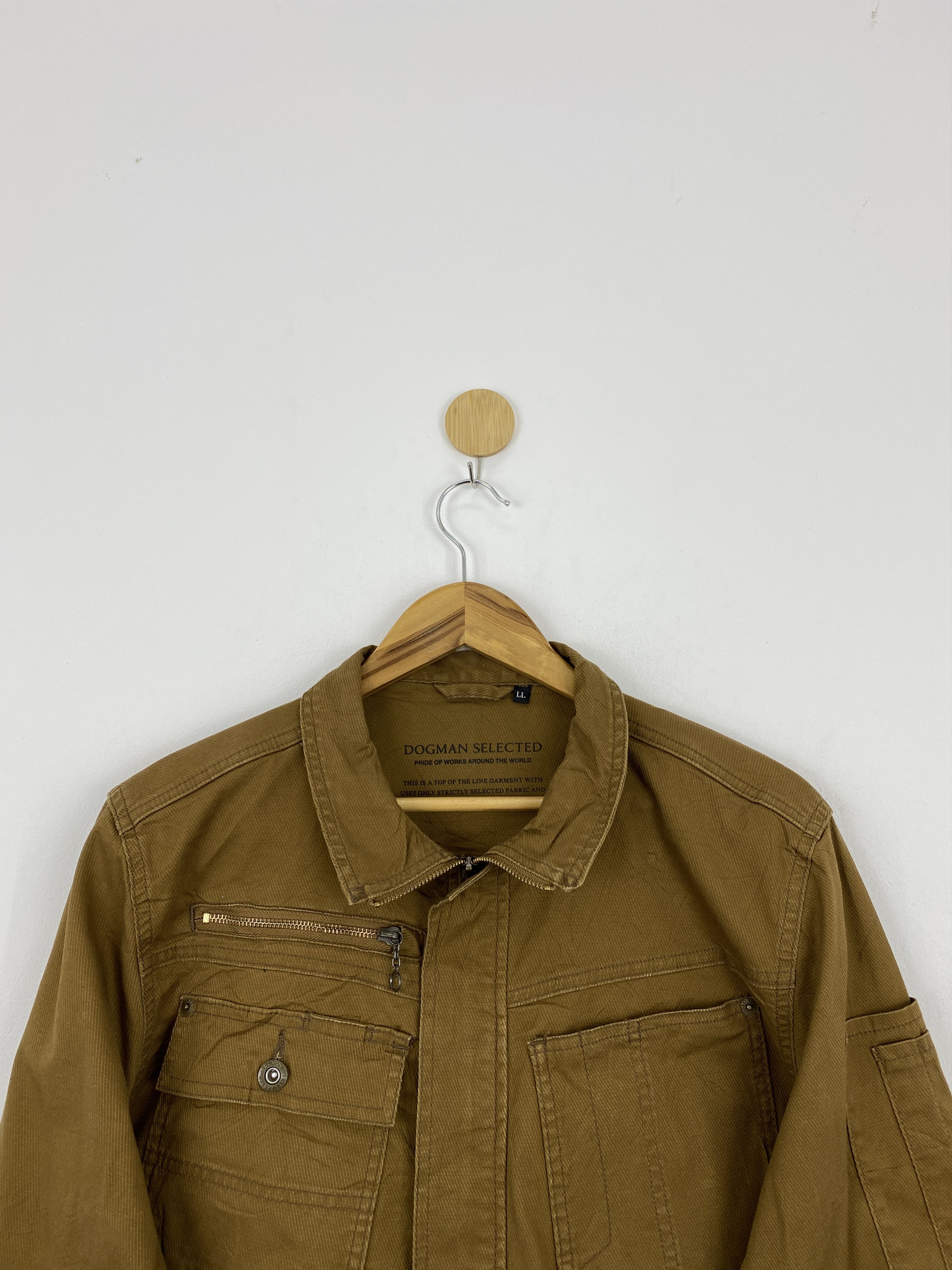 Japanese Brand Vintage Dogman Multi Pocket Tactical Worker Jacket J1771 Size US XL / EU 56 / 4 - 2 Thumbnail