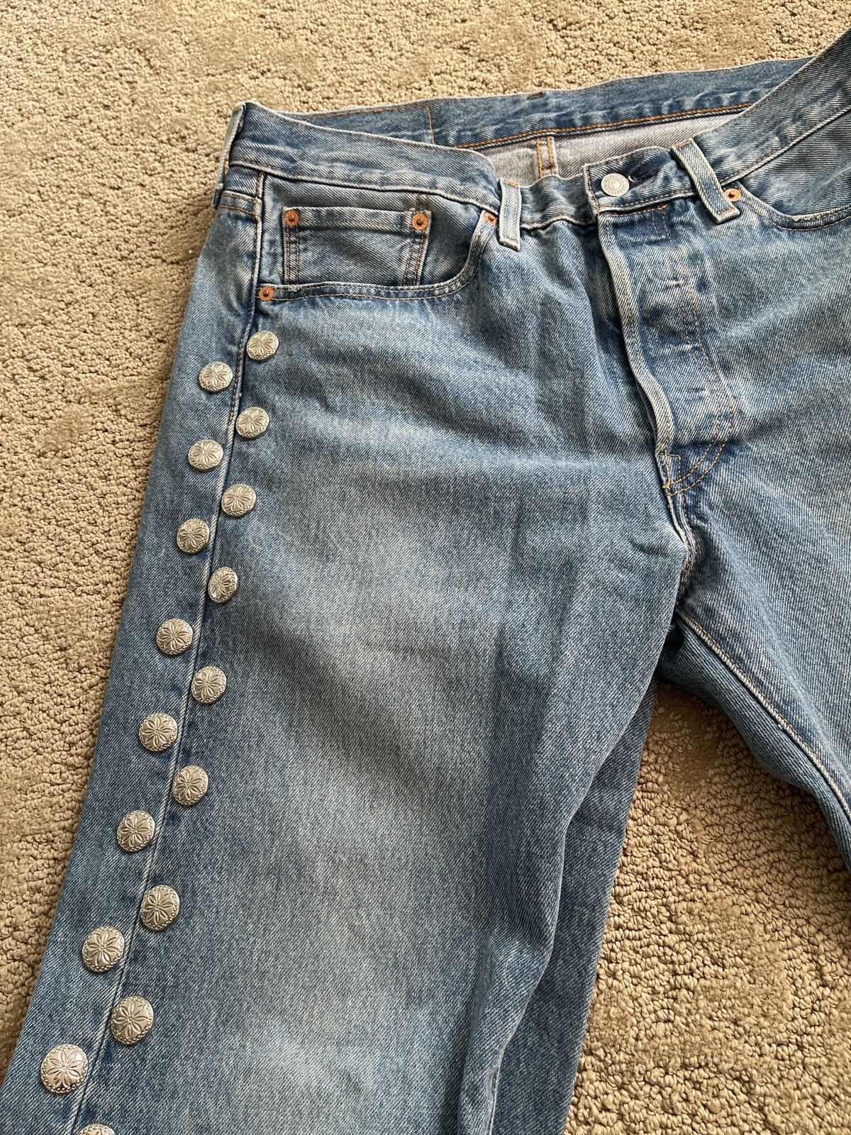 DENIM TEARS × Levi's Denim Tears x Levis 2pac Jeans Size US 33 - 2 Thumbnail