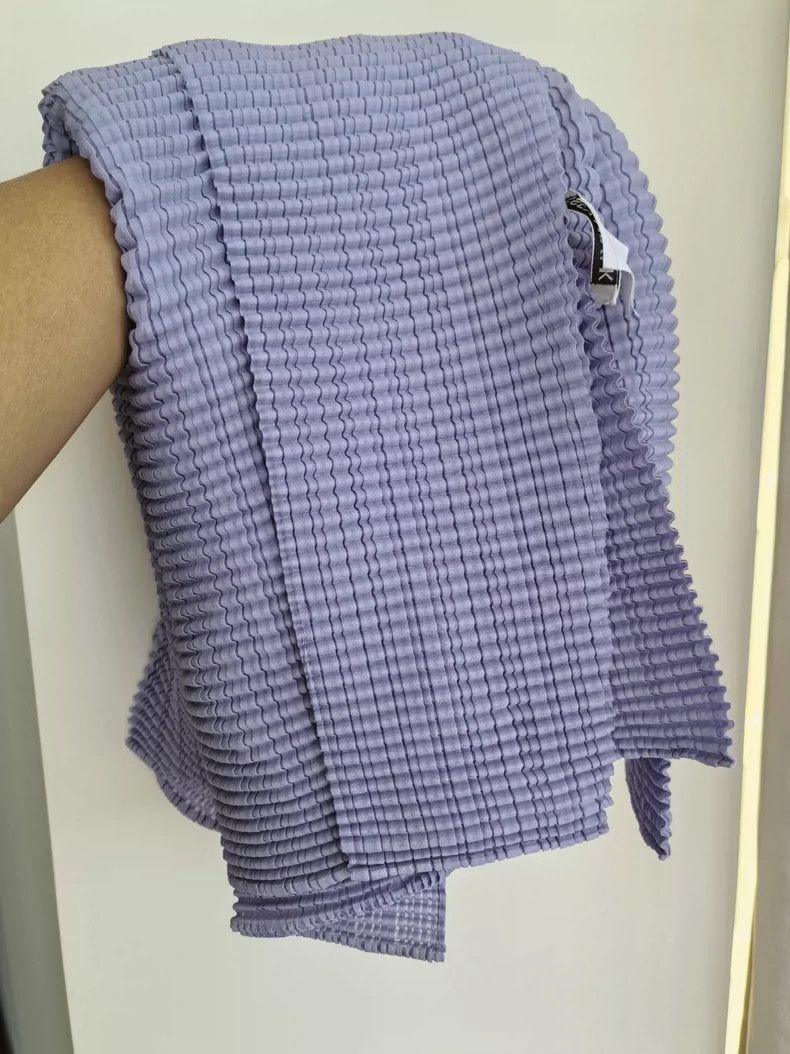 Issey Miyake issey miyake size:one size Purple bubble cardigan 2506-Nex Size XXS / US 00 / IT 34 - 4 Thumbnail