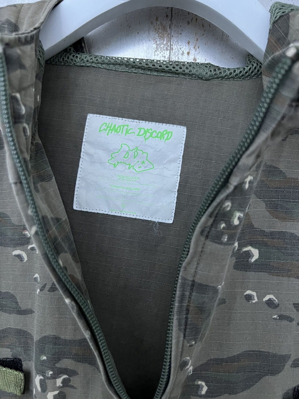 Undercover Undercoverism SS01 Chaotic Discord Tiger Camo Zip Jacket Size US XL / EU 56 / 4 - 4 Thumbnail