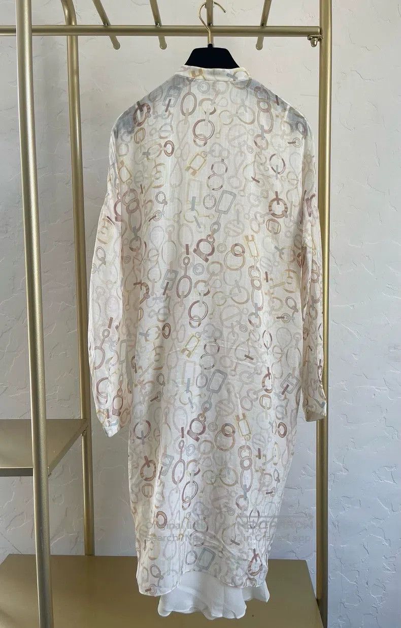 Hermes Hermes Long Shirt Size XXS / US 00 / IT 34 - 2 Thumbnail