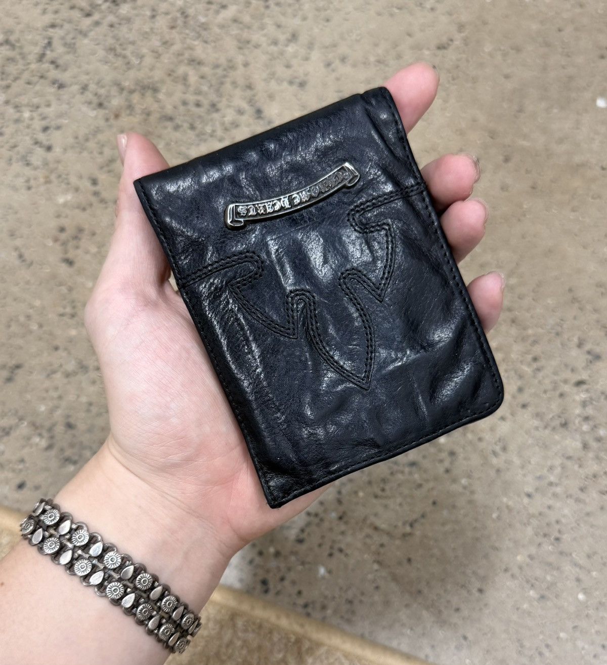 Chrome Hearts Chrome Hearts Flame leather wallet Size ONE SIZE - 1 Thumbnail