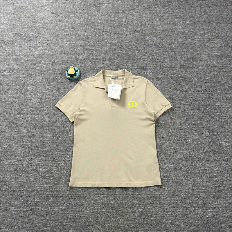 Dior Dior Brown Cotton Men's Polo Shirt 0089 Size US M / EU 48-50 / 2 - 1 Thumbnail